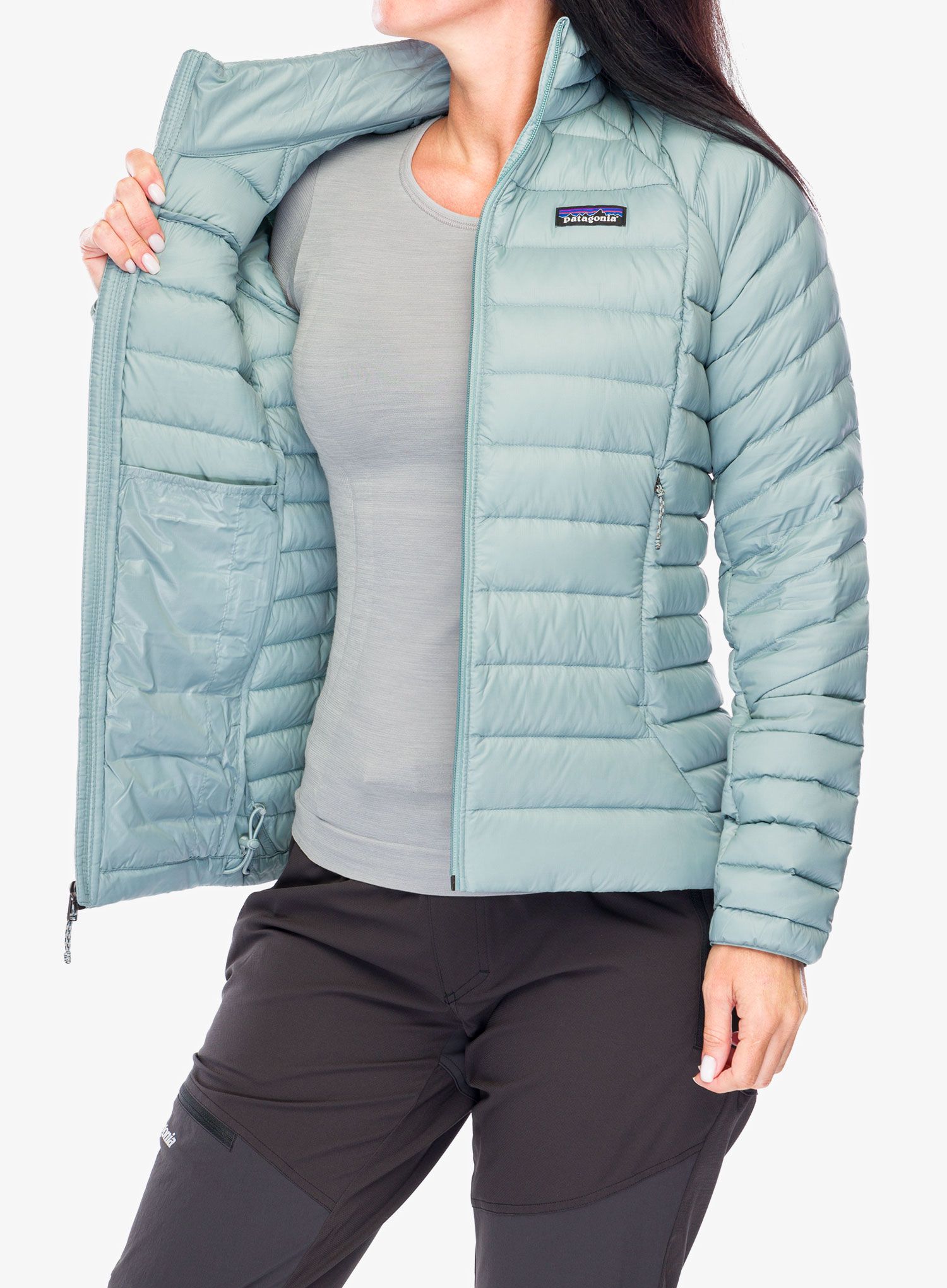 Ženska puhovka Patagonia Down Sweater - thermal blue