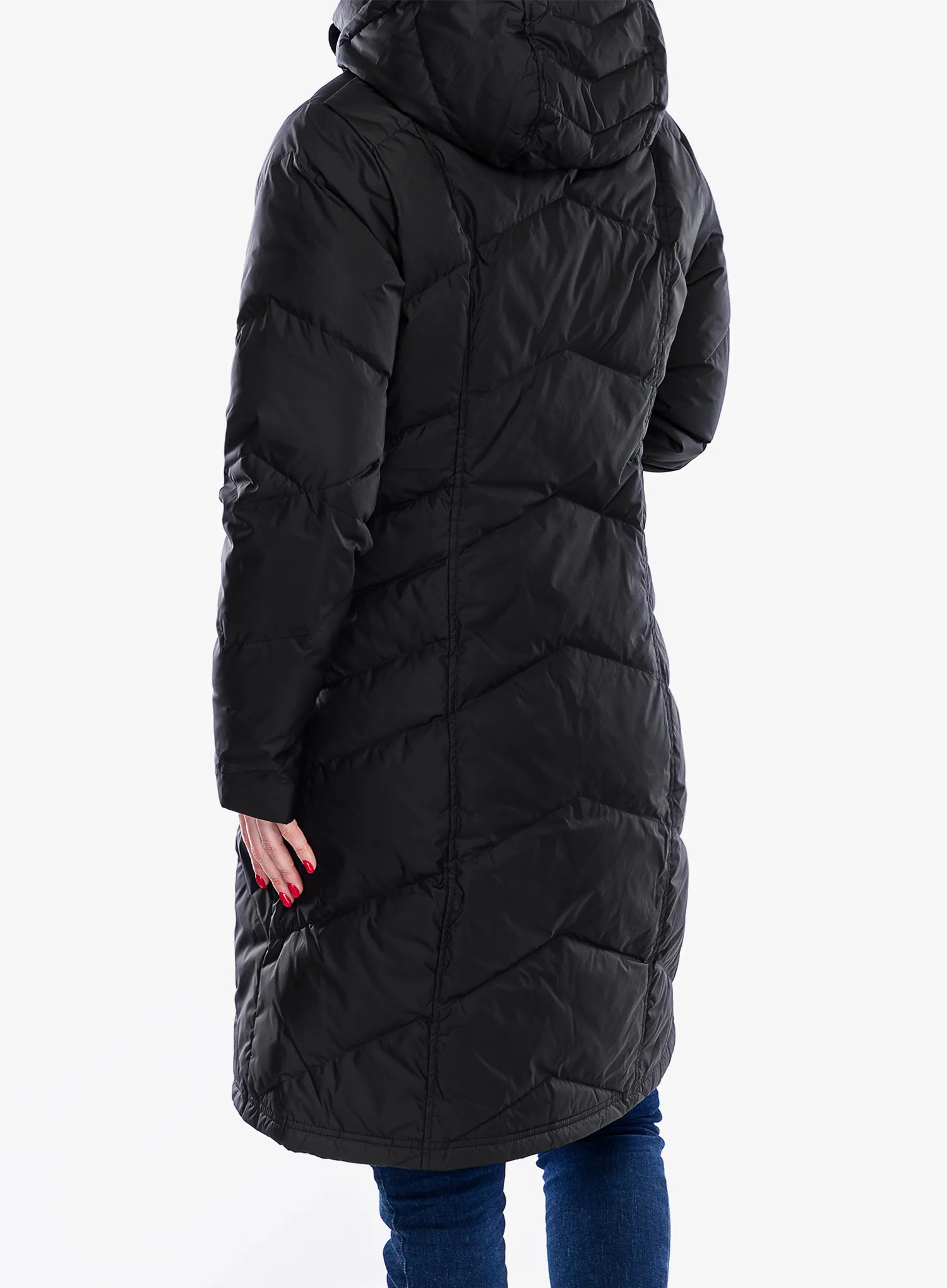 Puhast plašč Patagonia Down With It Parka - black