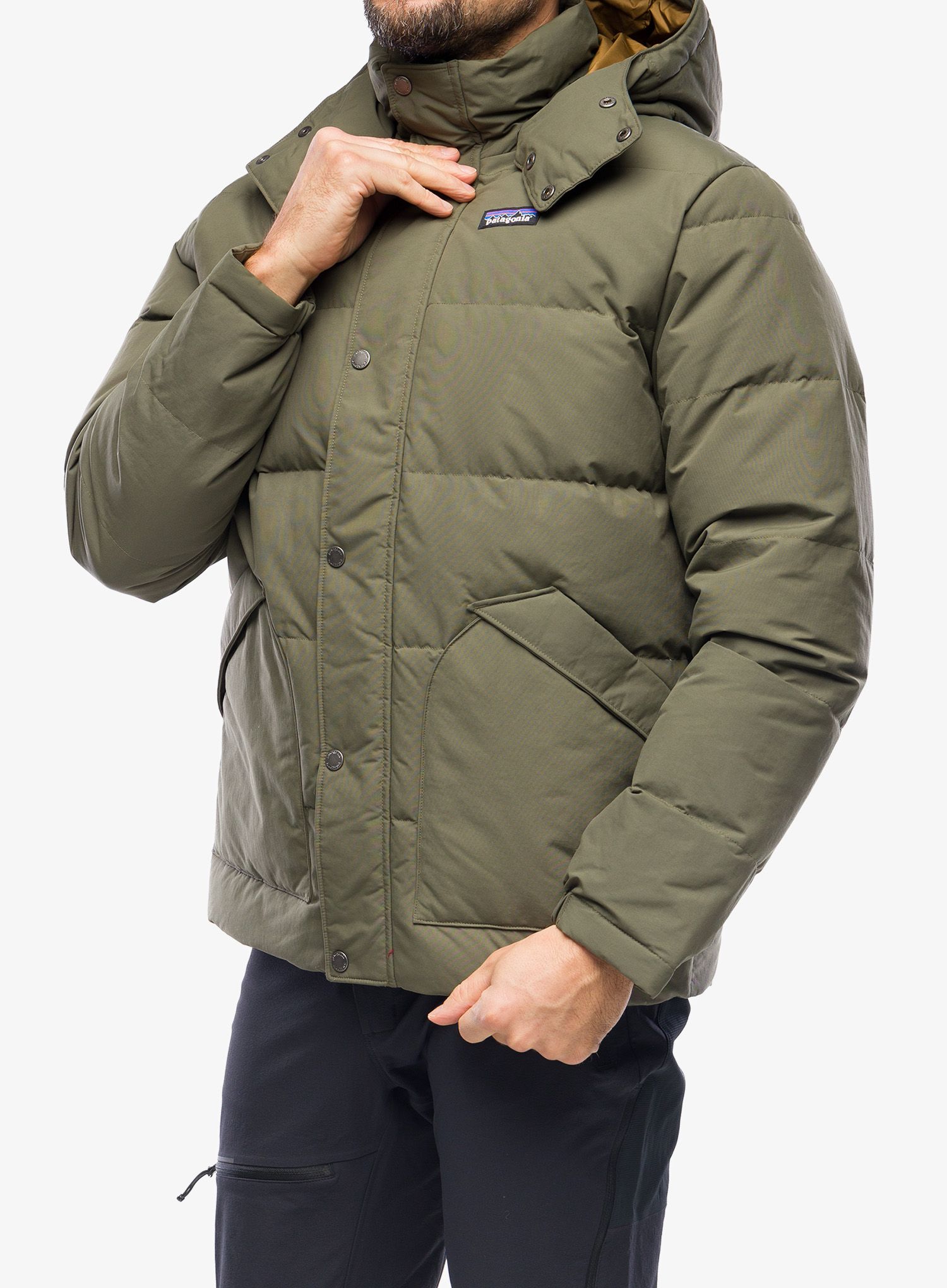 Moška puhovka Patagonia Downdrift Jacket - basin green