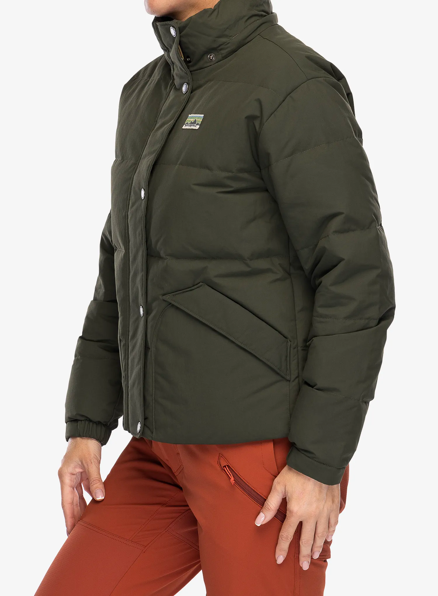 Ženska puhovka Patagonia Downdrift Jacket - pine needle green