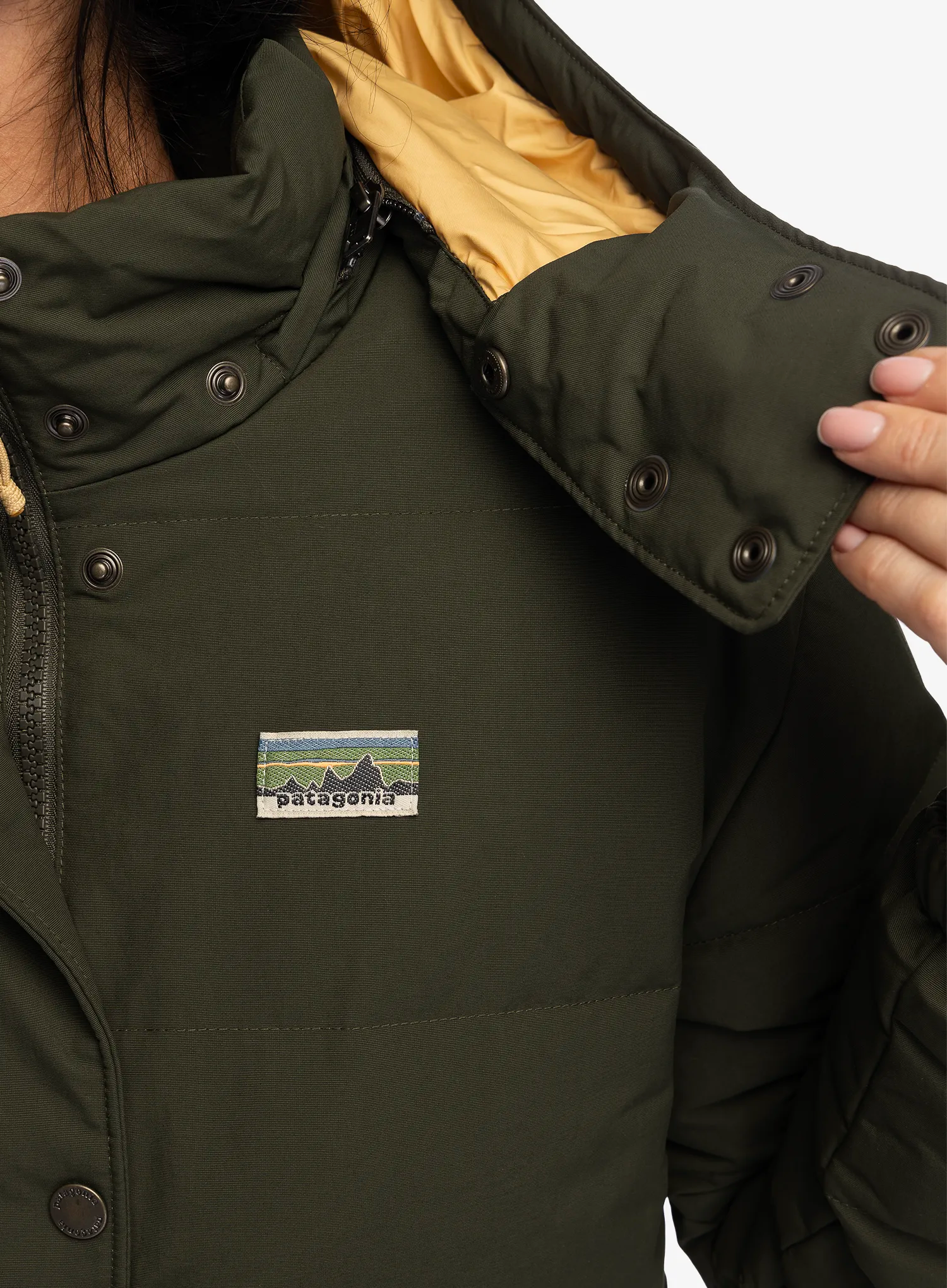 Ženska puhovka Patagonia Downdrift Jacket - pine needle green
