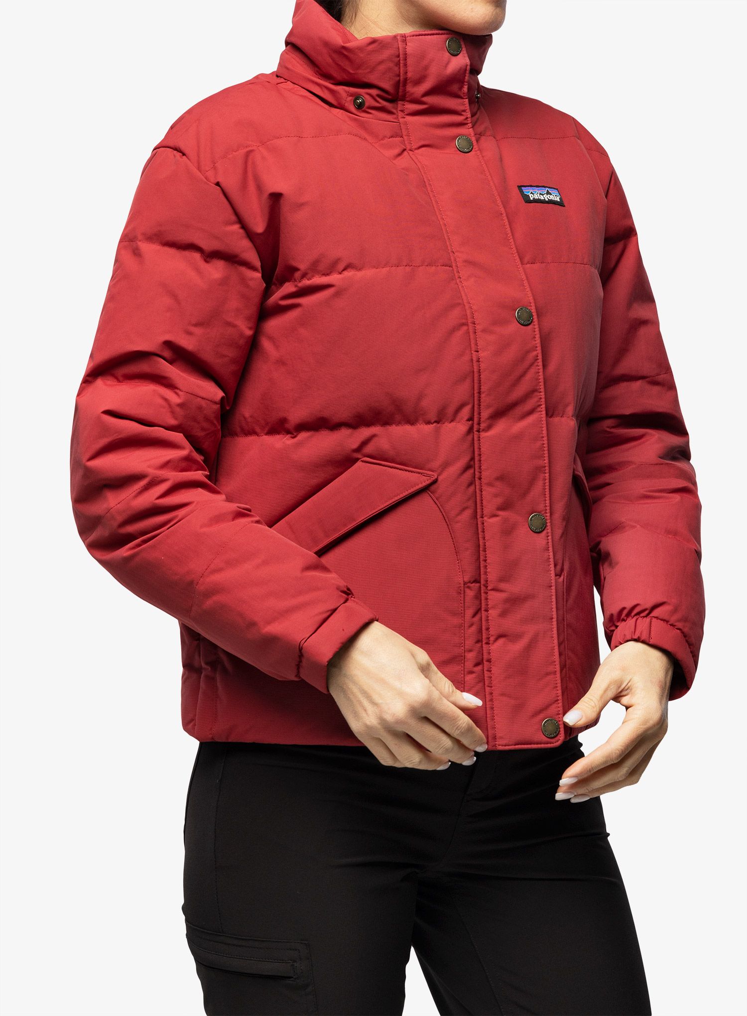 Ženska puhovka Patagonia Downdrift Jacket - wax red