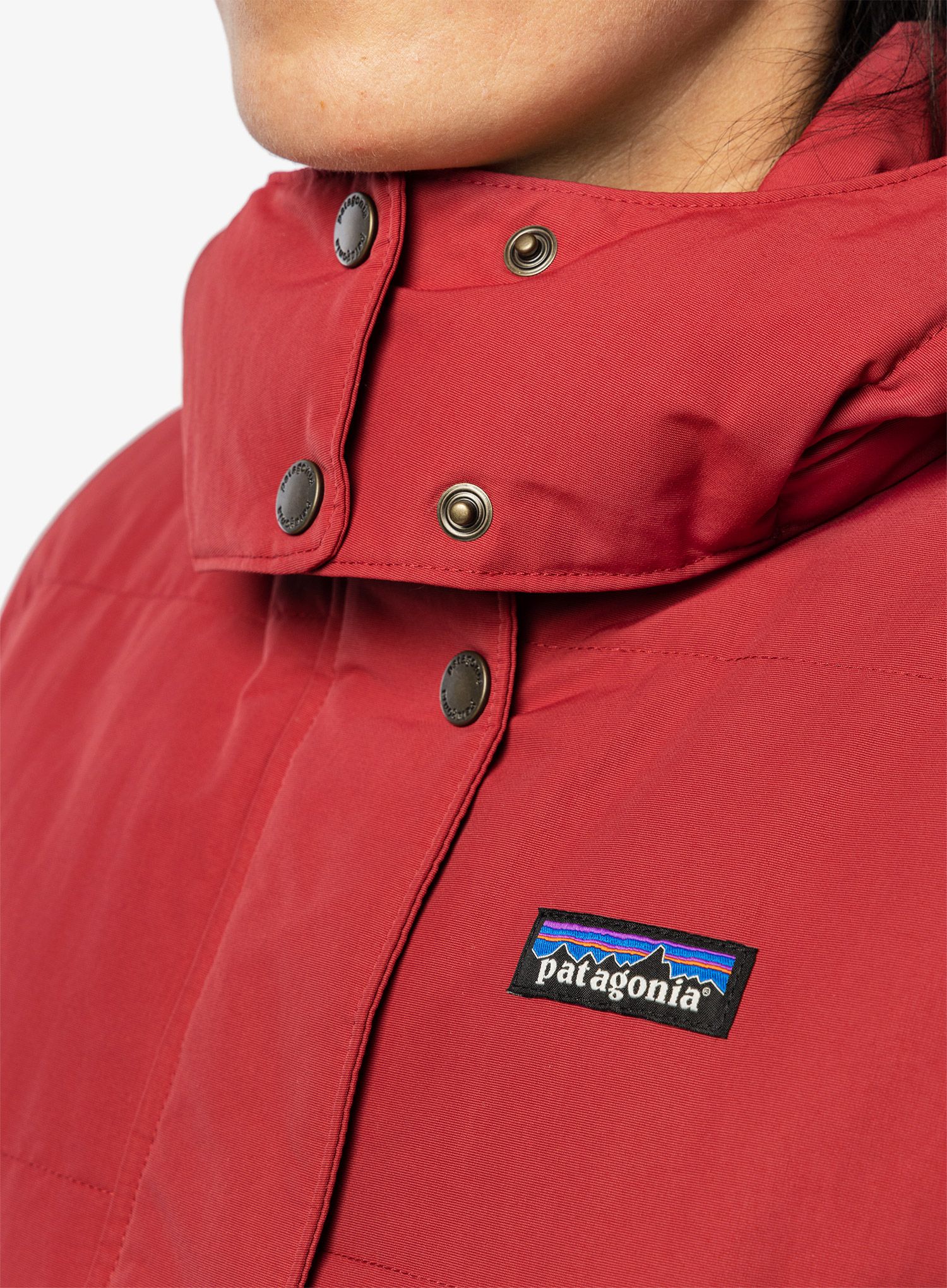 Ženska puhovka Patagonia Downdrift Jacket - wax red