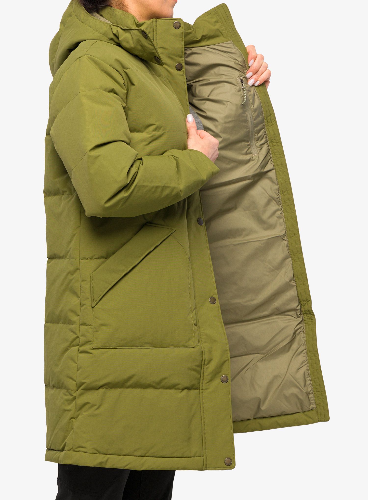Puhast plašč Patagonia Downdrift Parka - wyoming green