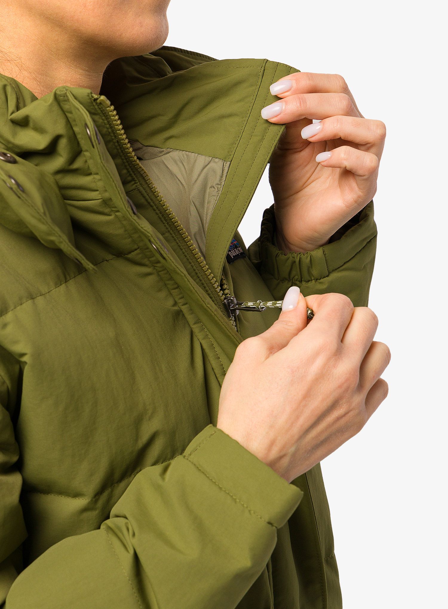 Puhast plašč Patagonia Downdrift Parka - wyoming green