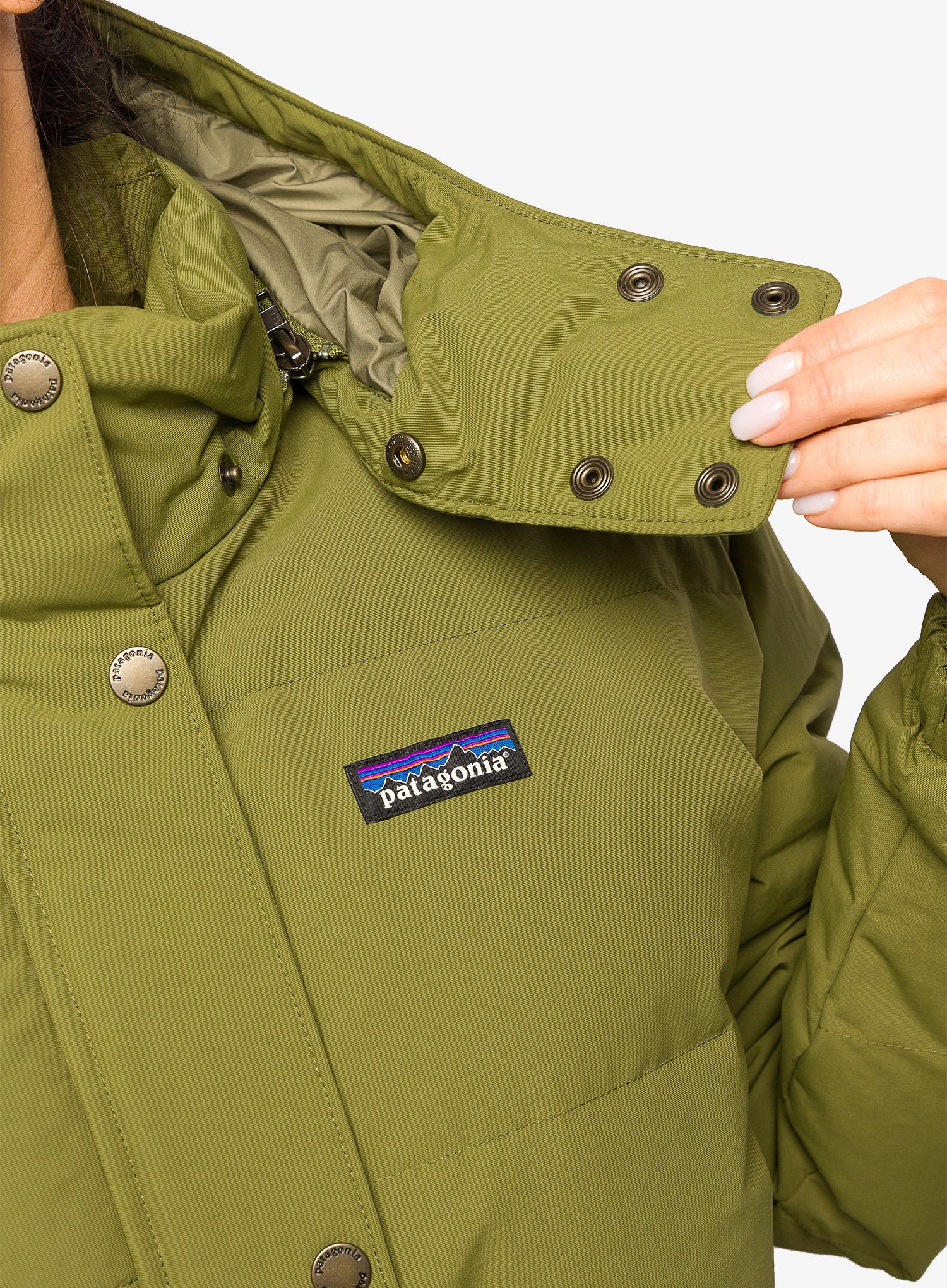 Puhast plašč Patagonia Downdrift Parka - wyoming green