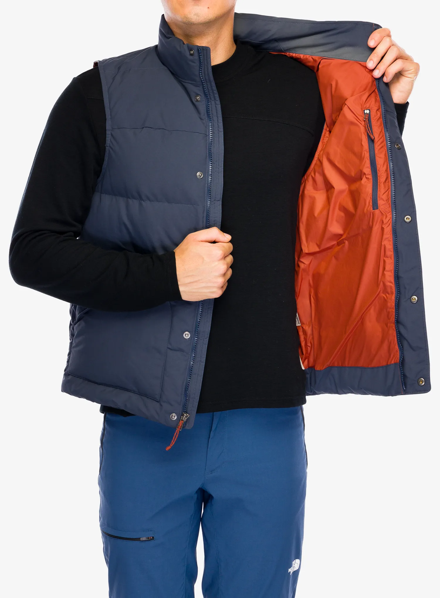 Puhasti brezrokavnik Patagonia Downdrift Vest - smolder blue