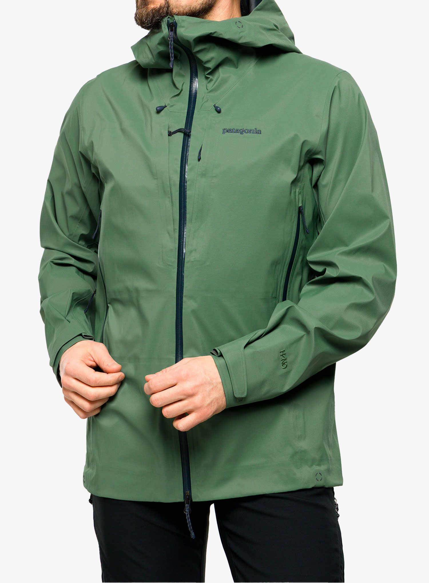Hardshell jakna Patagonia Dual Aspect Jacket - hemlock green