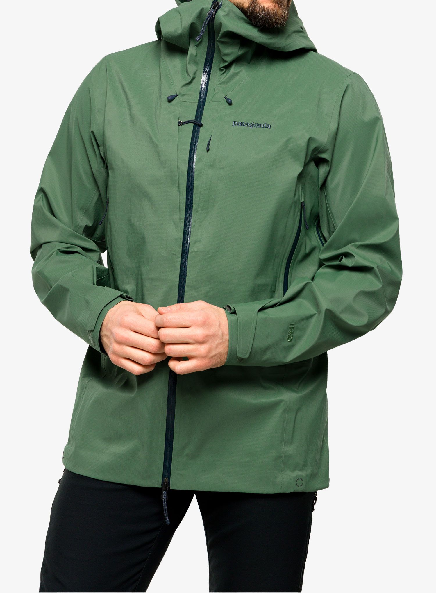 Hardshell jakna Patagonia Dual Aspect Jacket - hemlock green