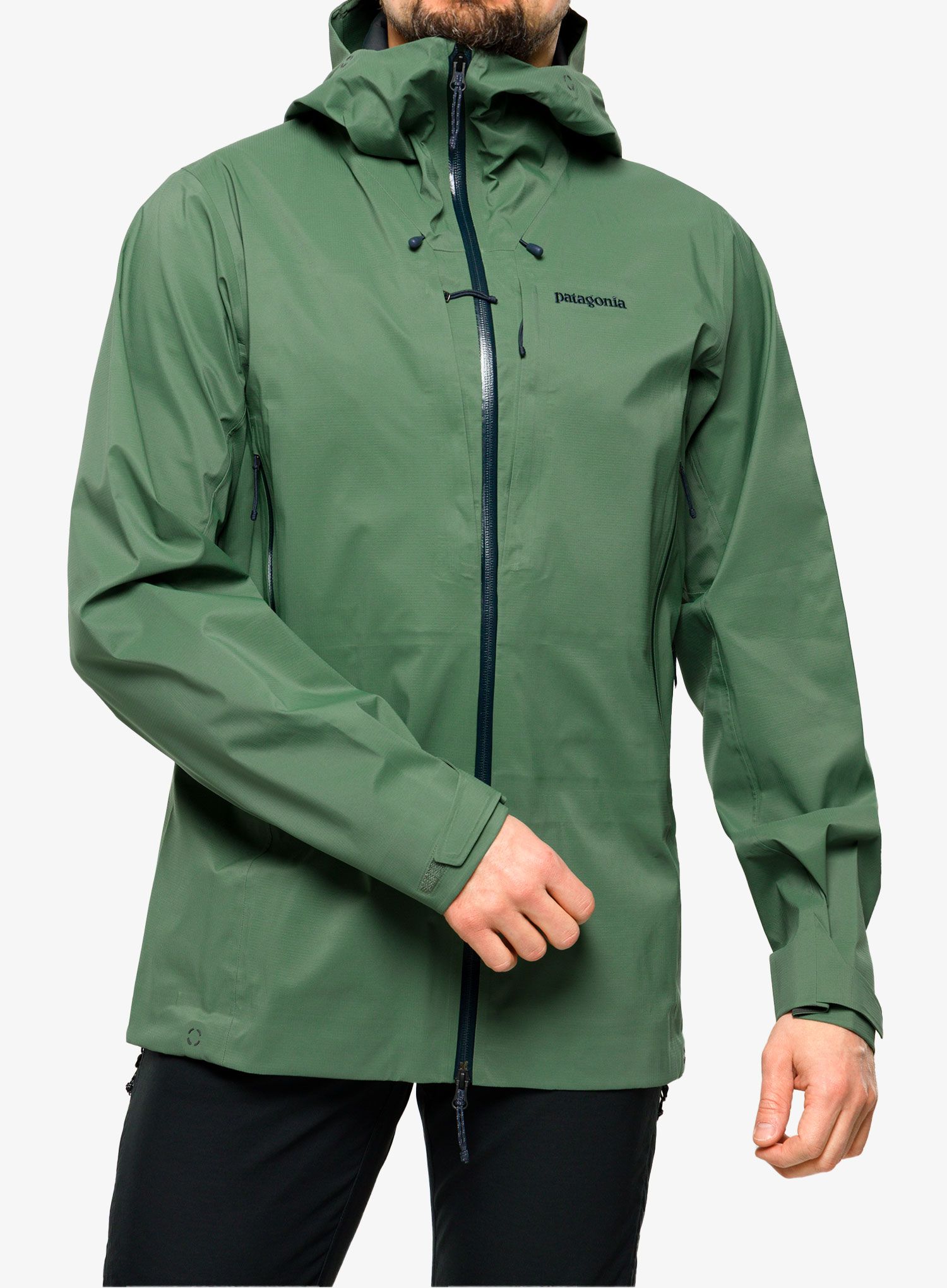 Hardshell jakna Patagonia Dual Aspect Jacket - hemlock green