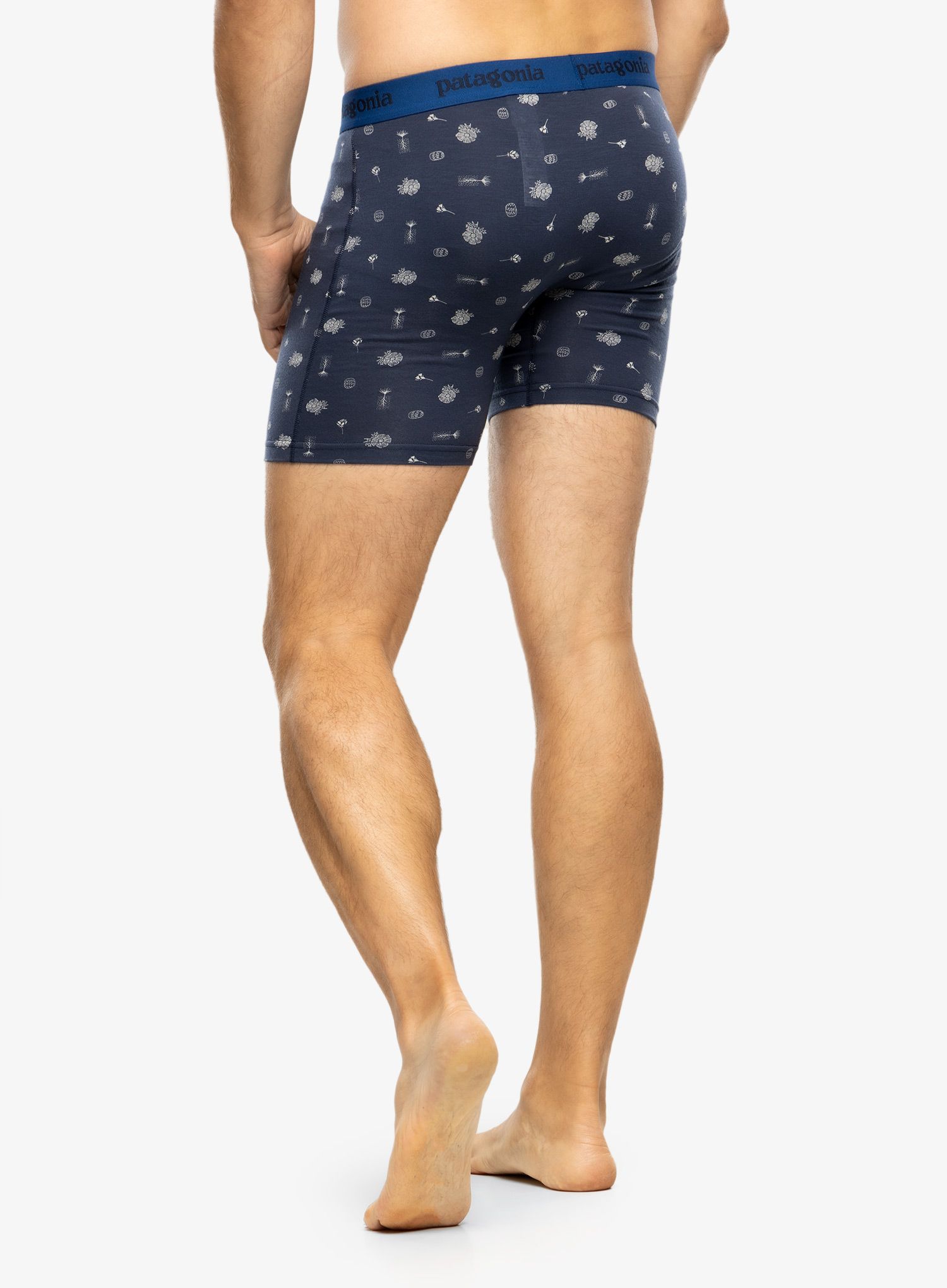 Boksarice Patagonia Essential Boxer Briefs 6'' - fire floral/new navy