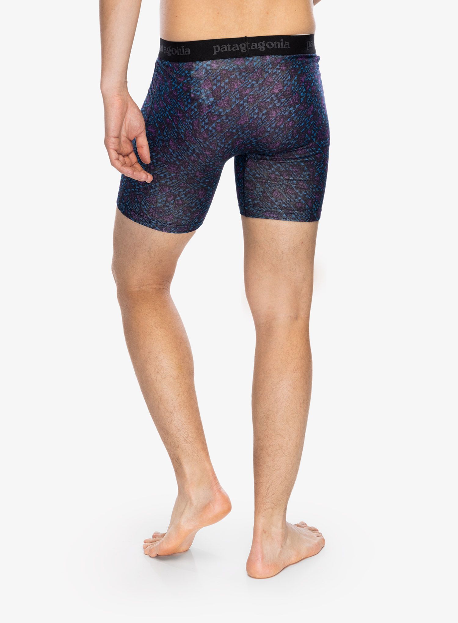 Boksarice Patagonia Essential Boxer Briefs 6 in - synched flight pitch blue