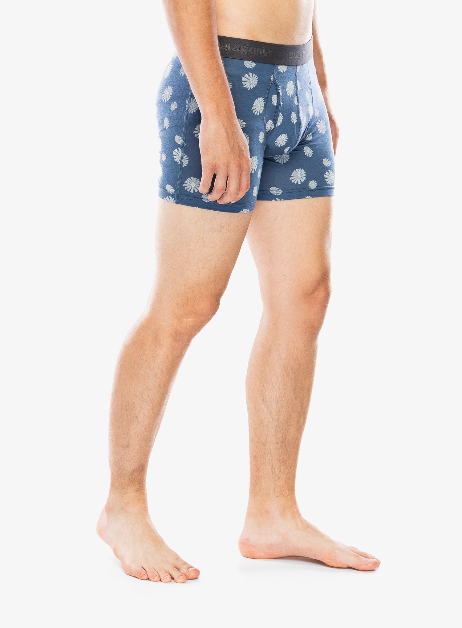 Boksarice Patagonia Essential Boxer Briefs - 3 in - sunny/utilty blue