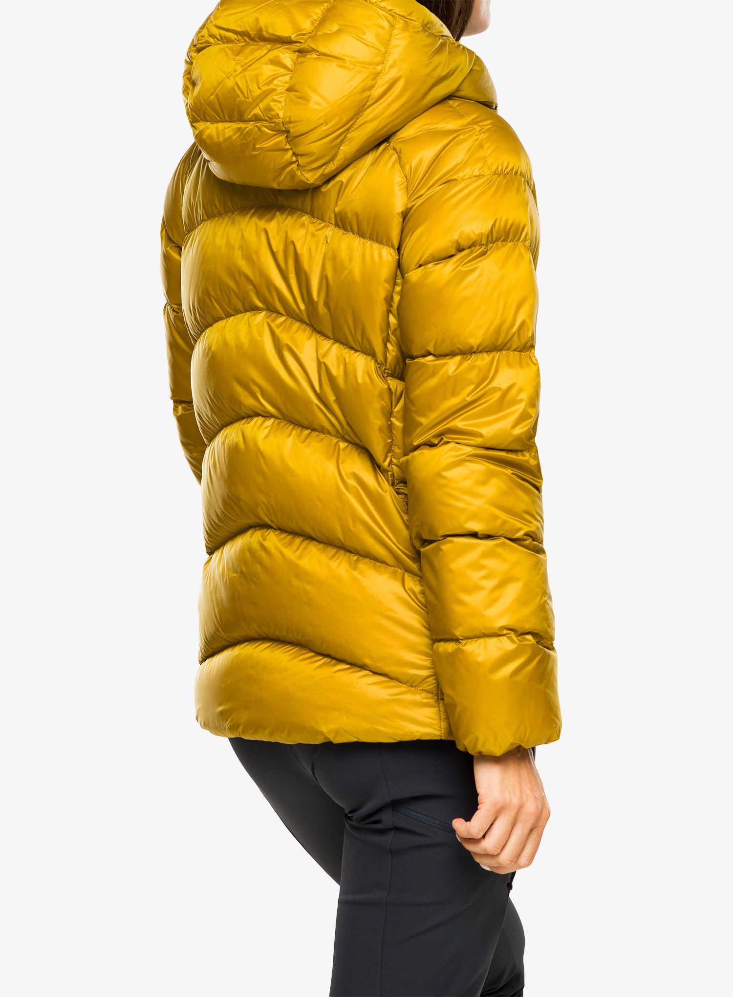 Ženska puhovka Patagonia Fitz Roy Down Hoody - cosmic gold