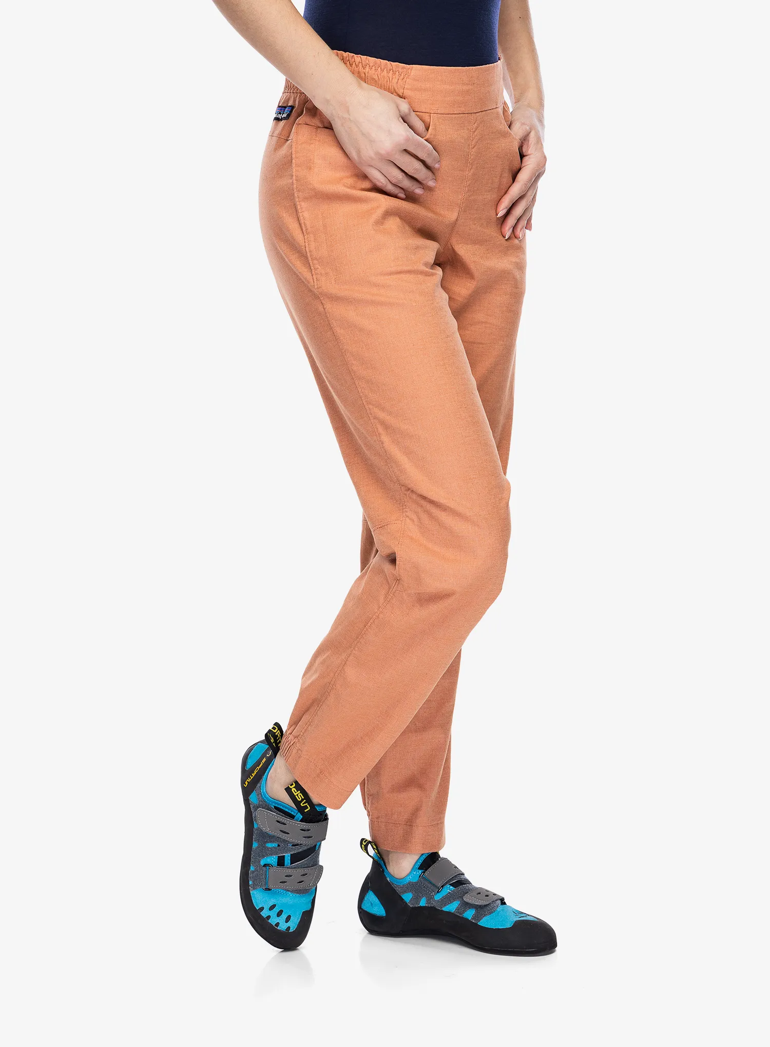 Ženske plezalne hlače Patagonia Hampi Rock Pants - sienna clay