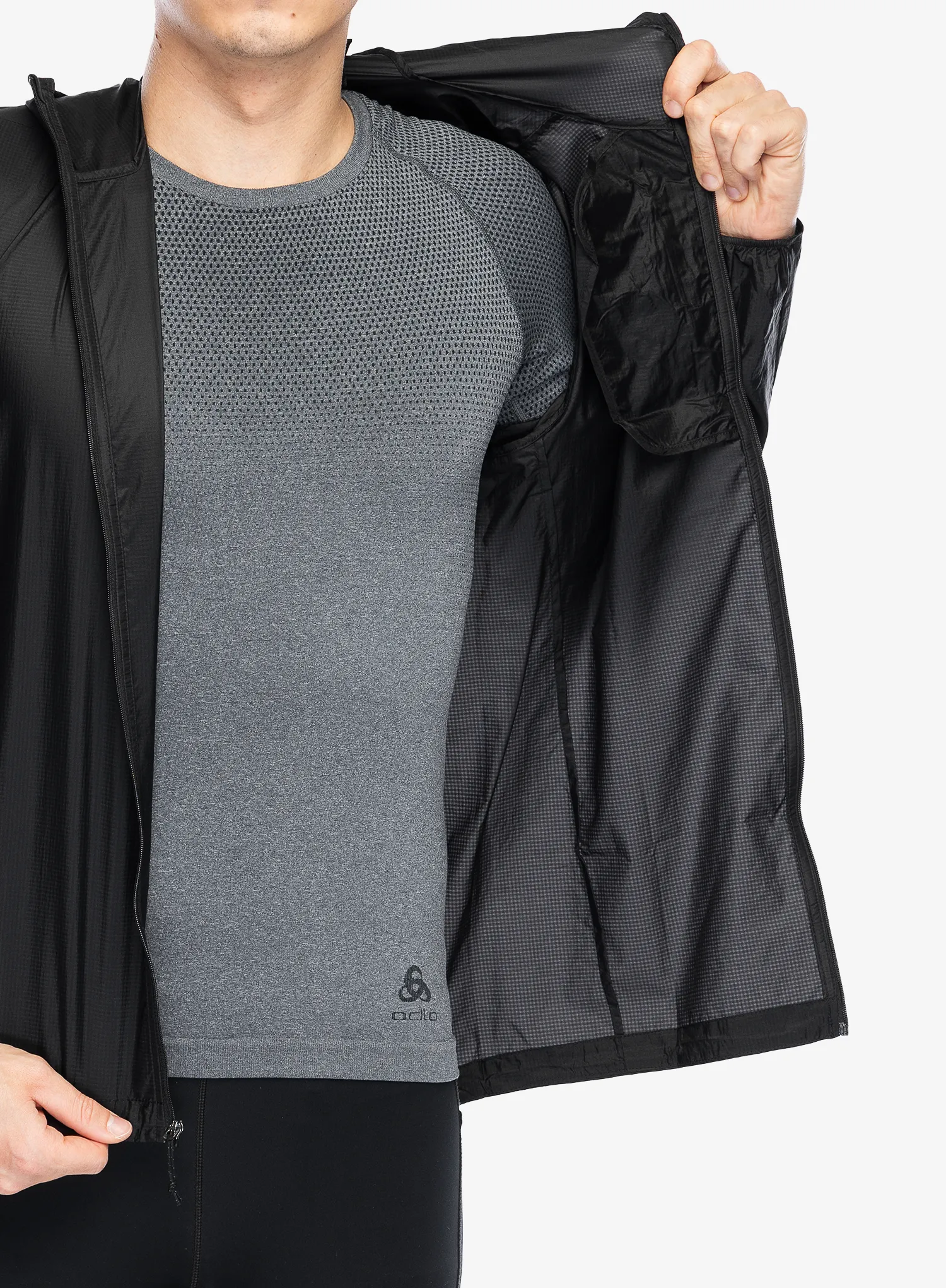 Moška tekaška jakna Patagonia Houdini Jacket - black