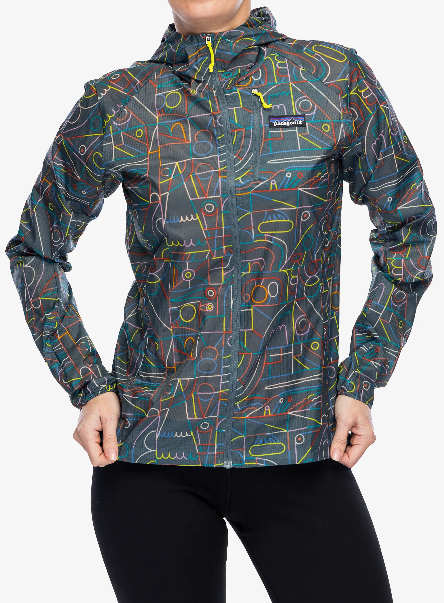 Ženska jakna Patagonia Houdini Jacket - lose yourself out nouveau grn