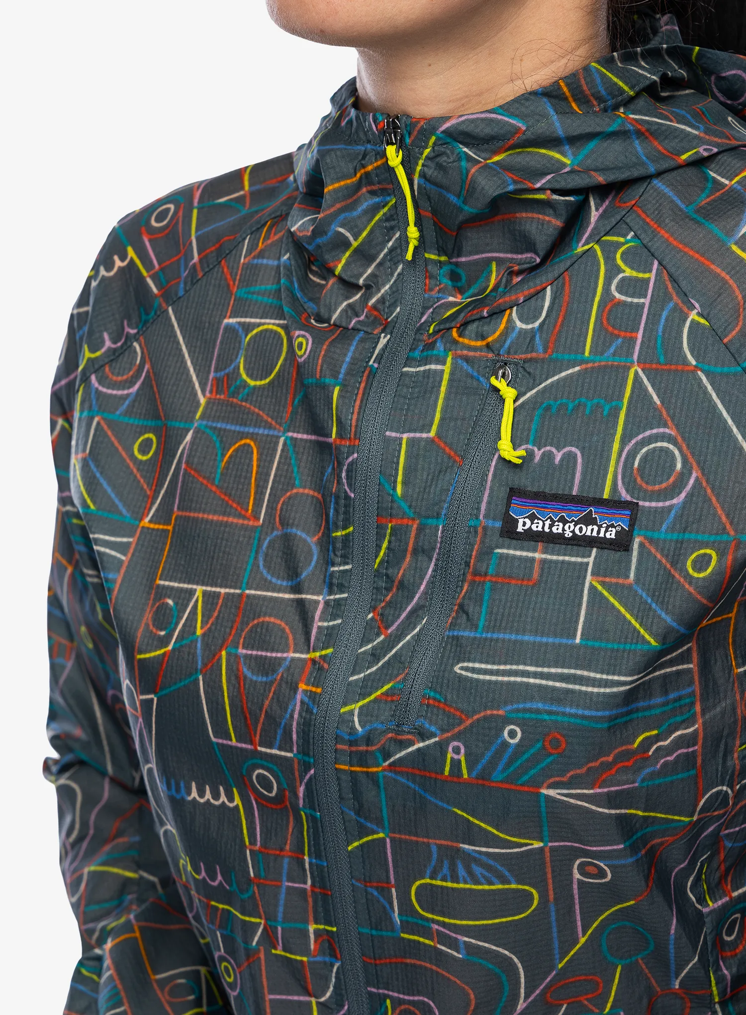 Ženska jakna Patagonia Houdini Jacket - lose yourself out nouveau grn