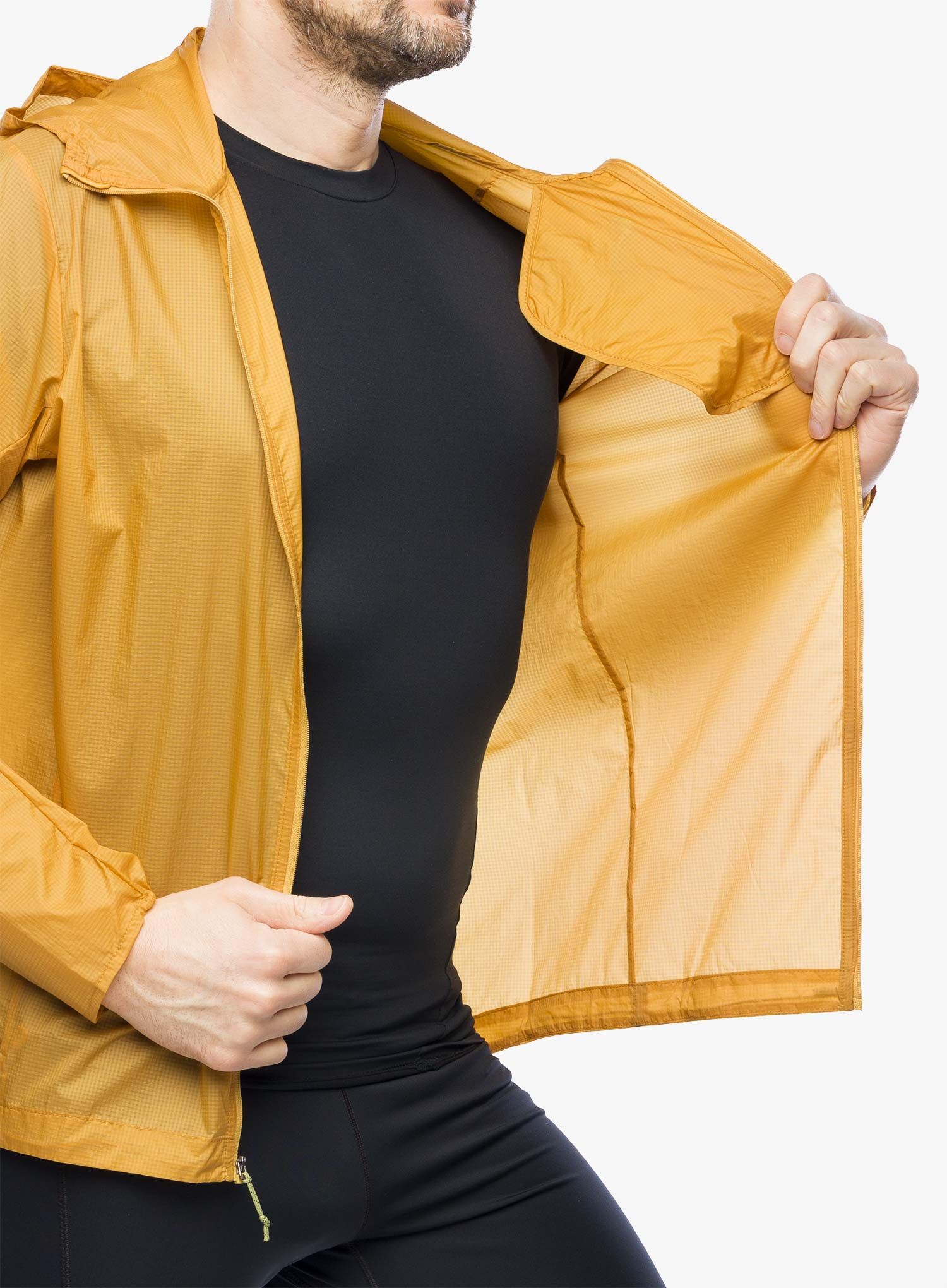 Jakna za tek Patagonia Houdini Jacket - pufferfish gold