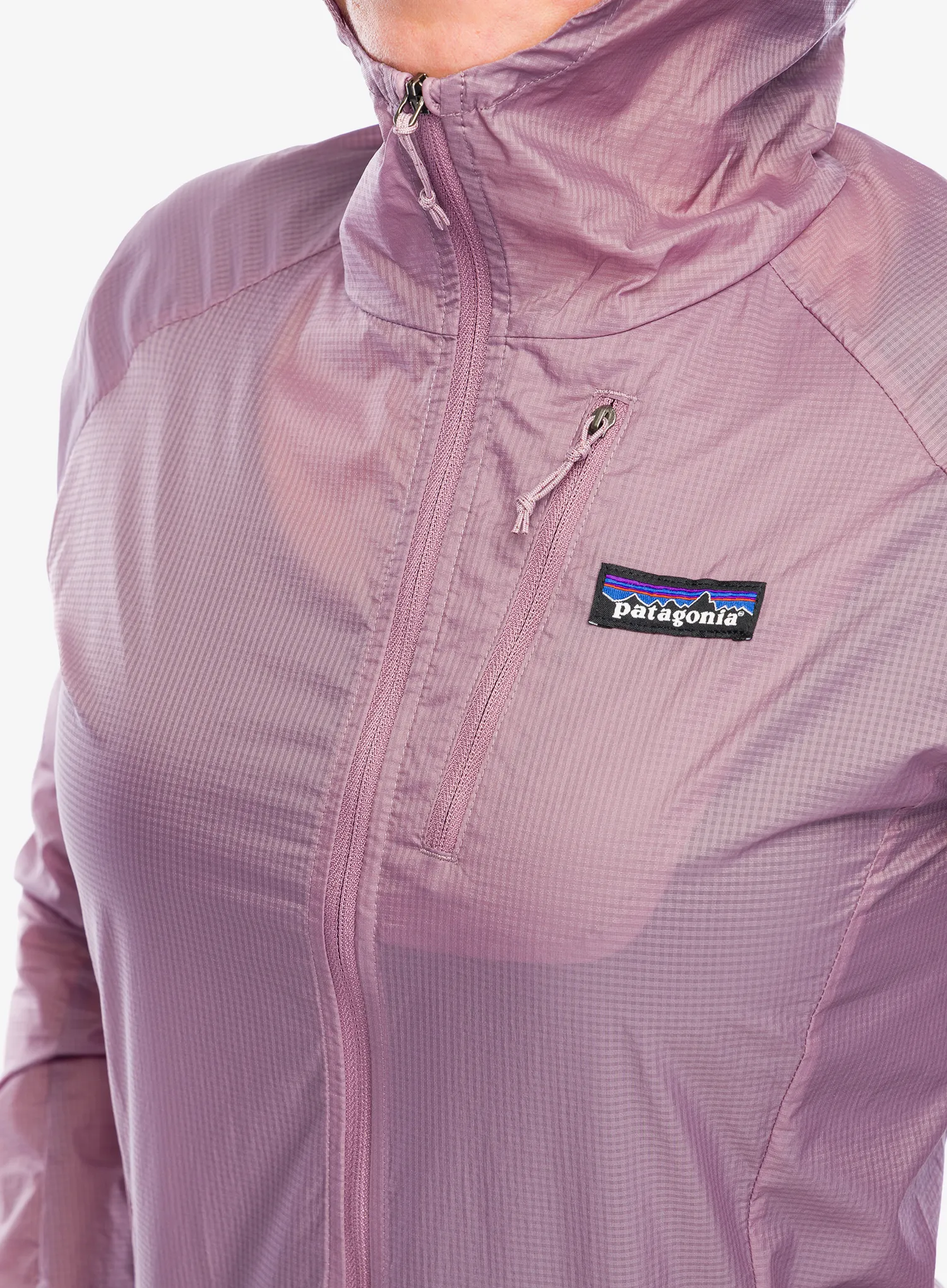 Ženska jakna za tek Patagonia Houdini Jacket - stormy mauve