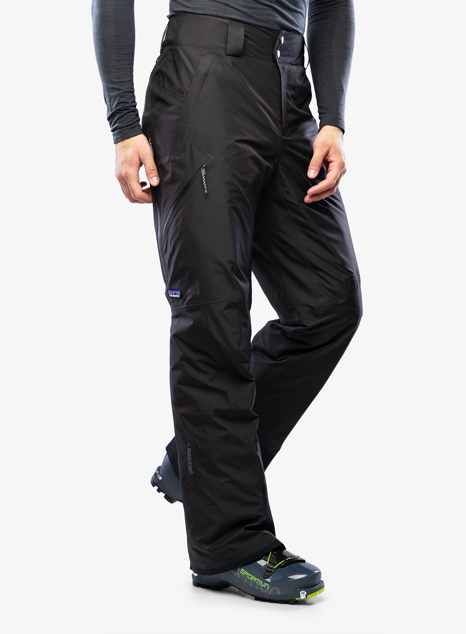 Smučarske hlače Patagonia Insulated Powder Town Pants - black
