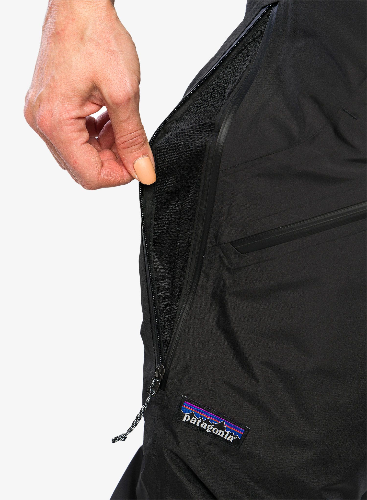 Ženske hlače Patagonia Insulated Powder Town Pants - black