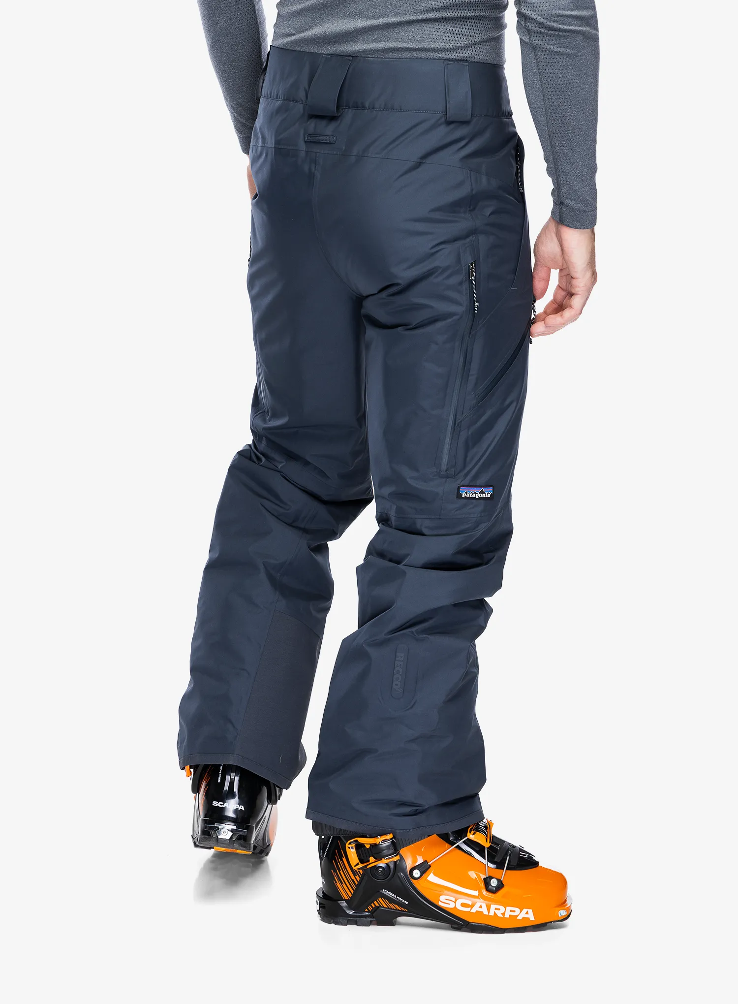 Smučarske hlače Patagonia Insulated Powder Town Pants - smolder blue