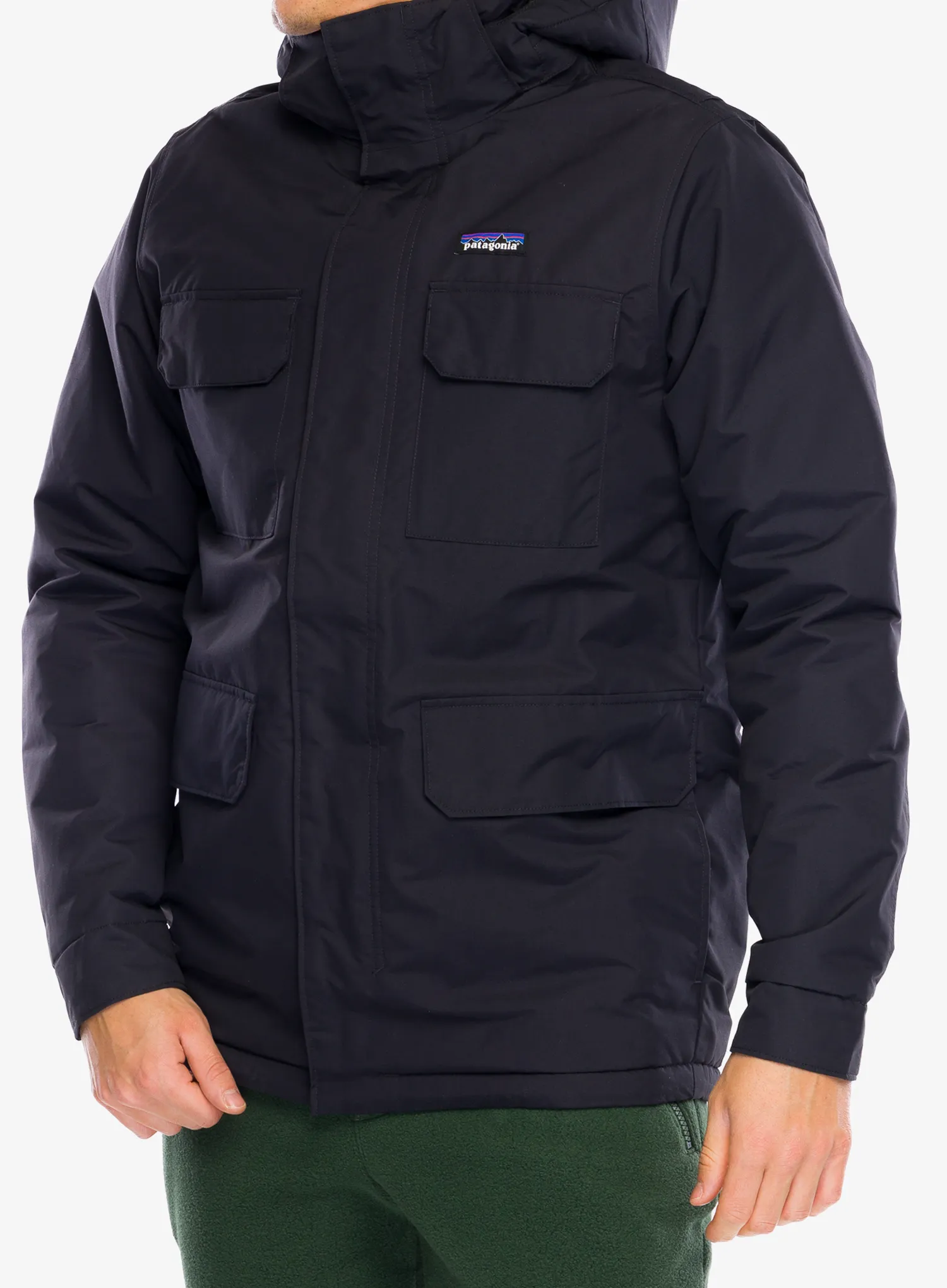 Moška jakna Patagonia Isthmus Parka - ink black