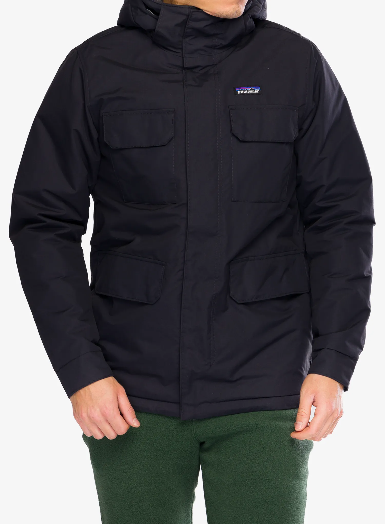 Moška jakna Patagonia Isthmus Parka - ink black