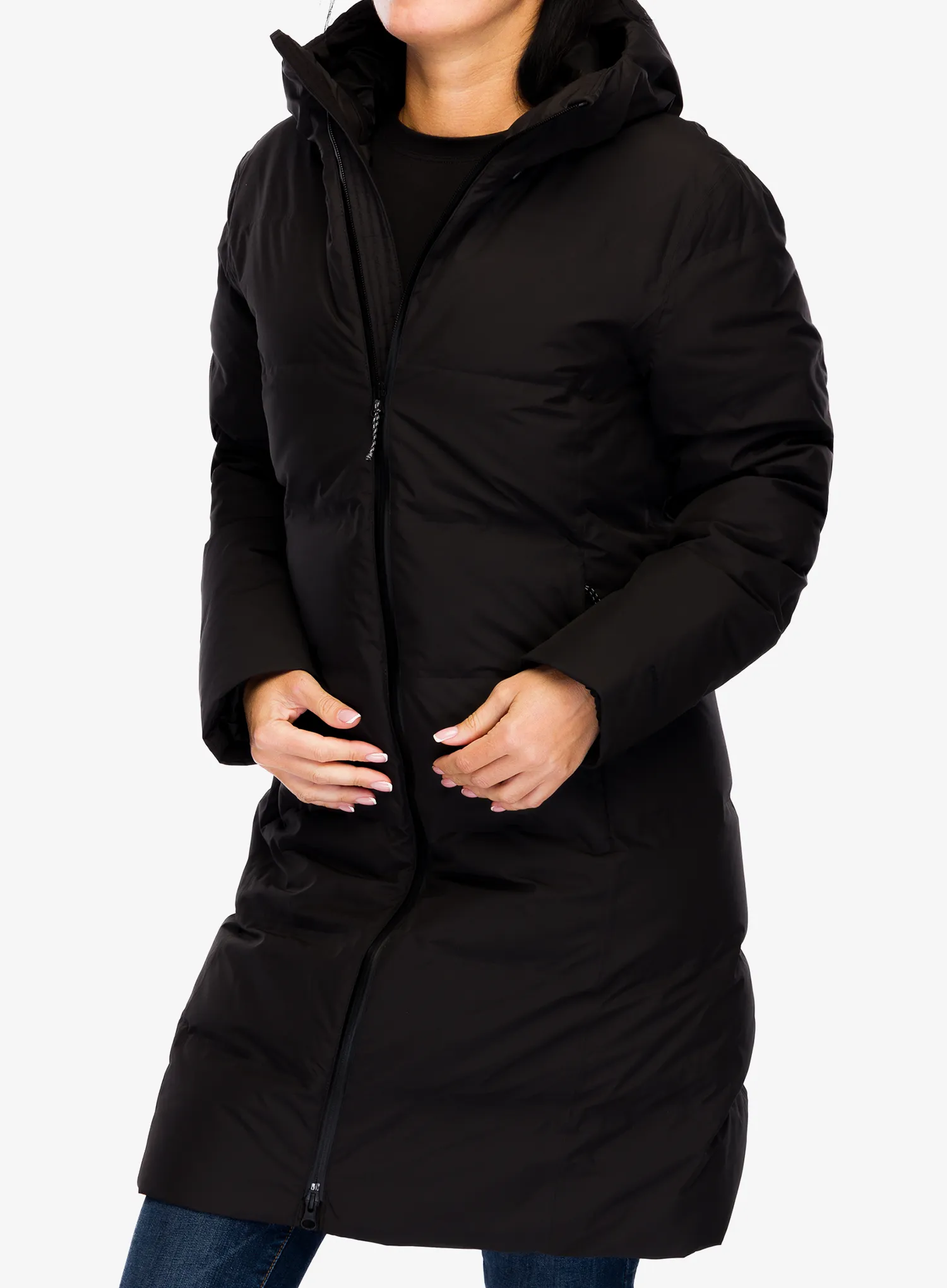 Puhast plašč Patagonia Jackson Glacier Parka - black