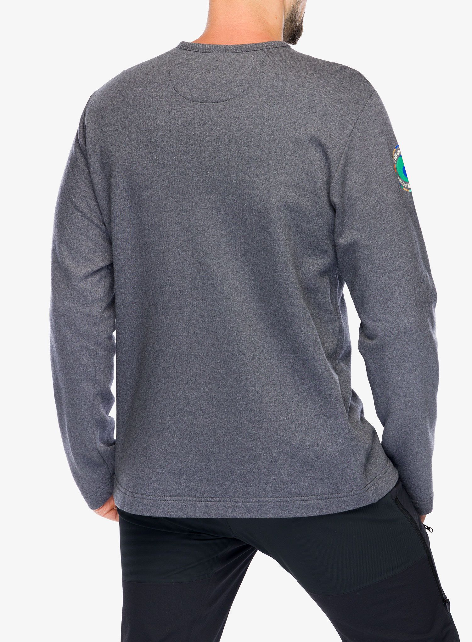 Puloverji brez kapuce Patagonia LW Unity Fitz Wildrise Crew - black