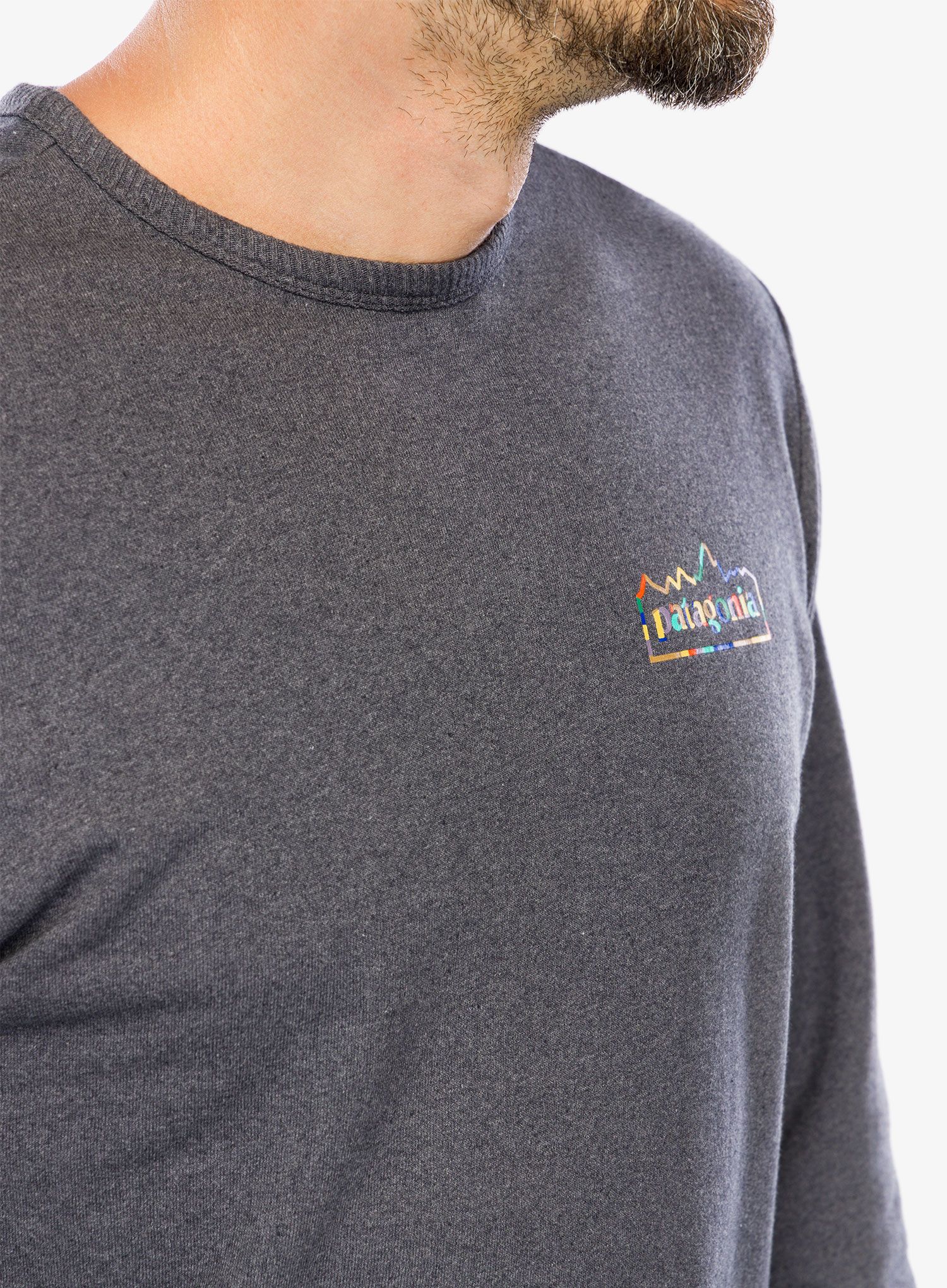 Puloverji brez kapuce Patagonia LW Unity Fitz Wildrise Crew - black