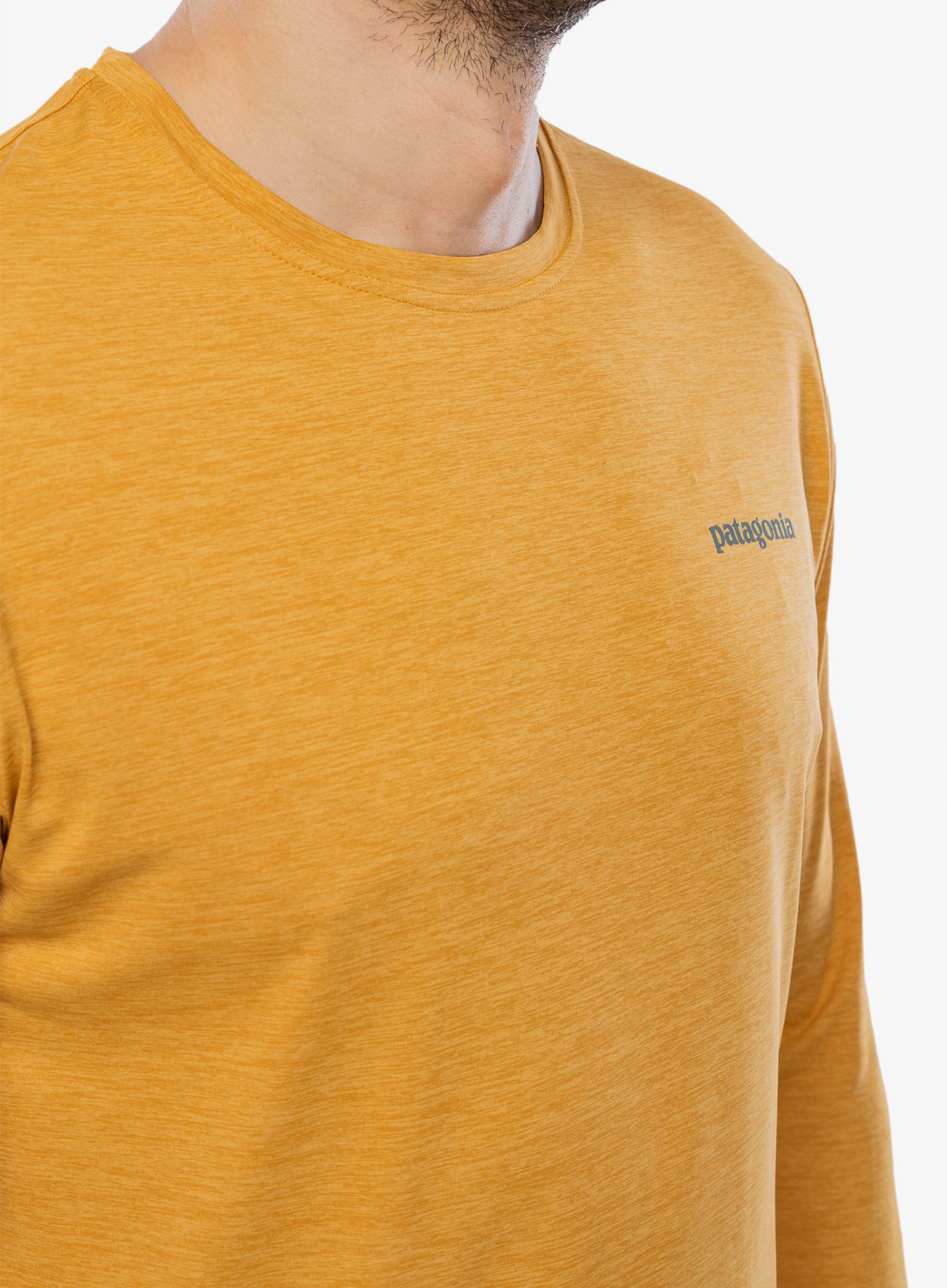 Jopica Patagonia L/S Cap Cool Daily Graphic Shirt Waters - boardshort/gold