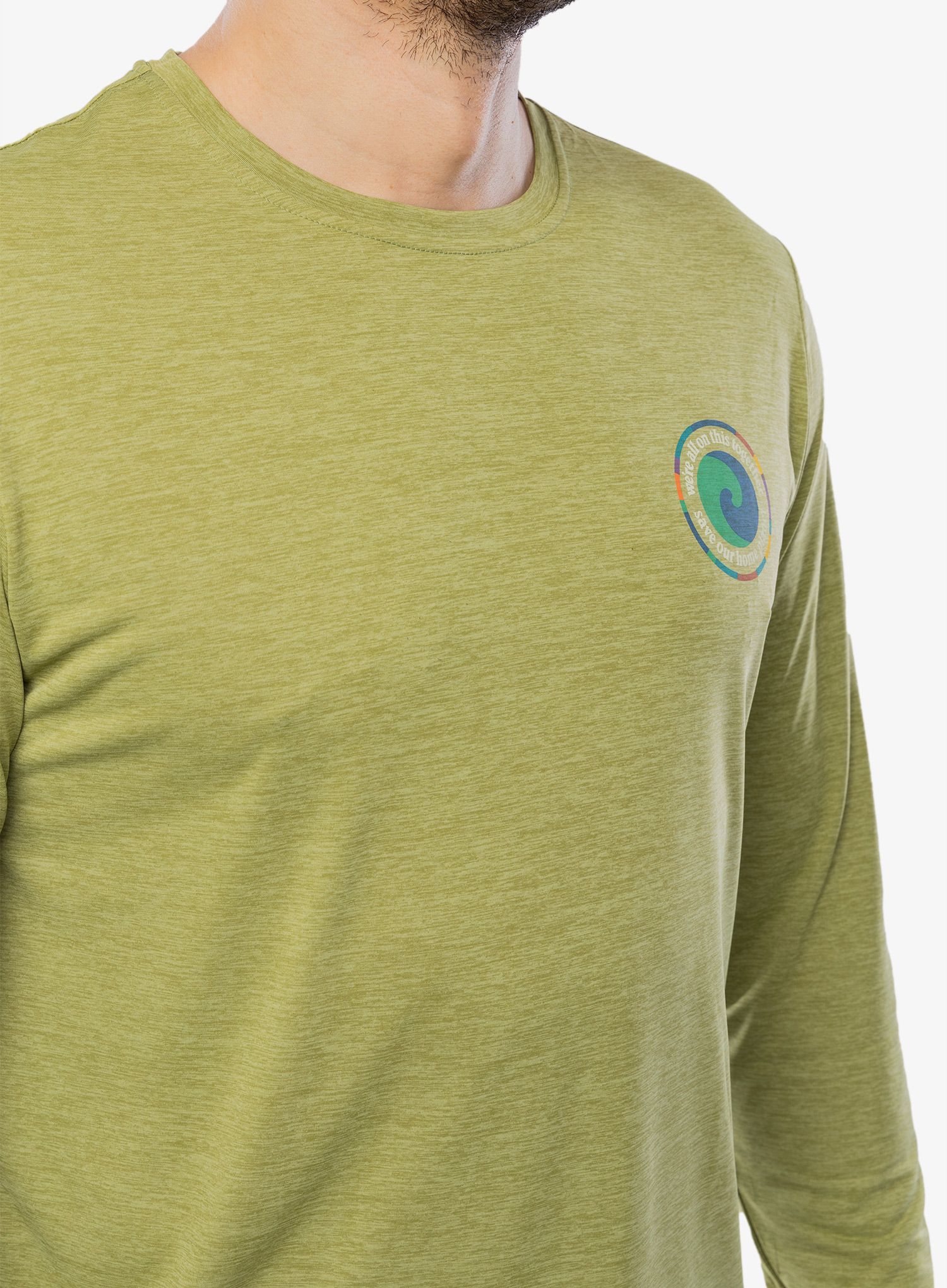 Puloverji brez kapuce Patagonia L/S Cap Cool Daily Graphic Shirt - unity fitz/green
