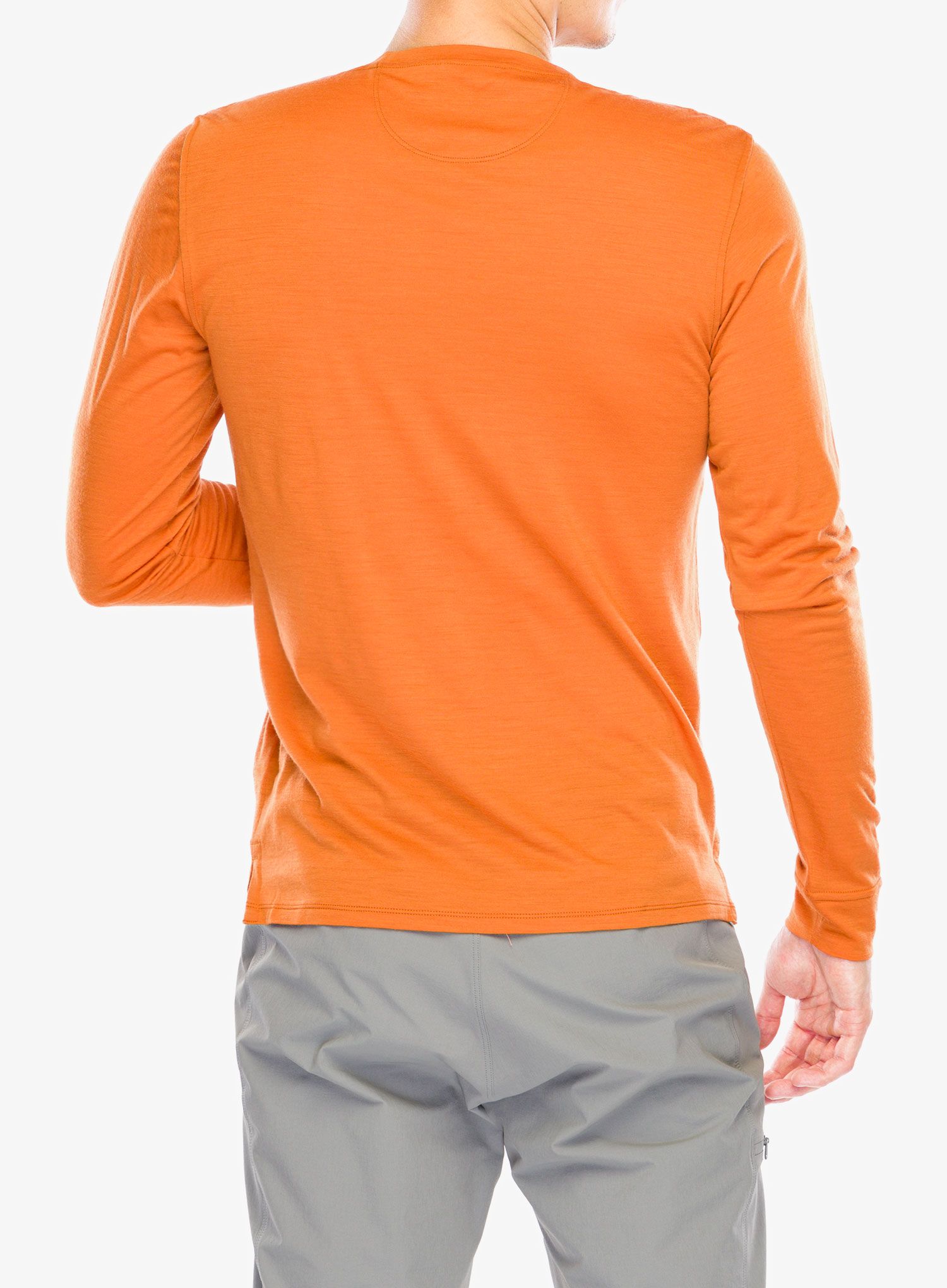 Majica z dolgimi rokavi Patagonia L/S Cap Cool Merino Graphic Shirt - fitz roy strata redtail rust