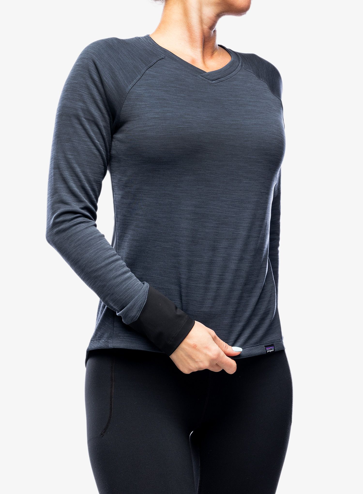 Ženska kolesarska jopa Patagonia L/S Dirt Craft Jersey  - smolder blue