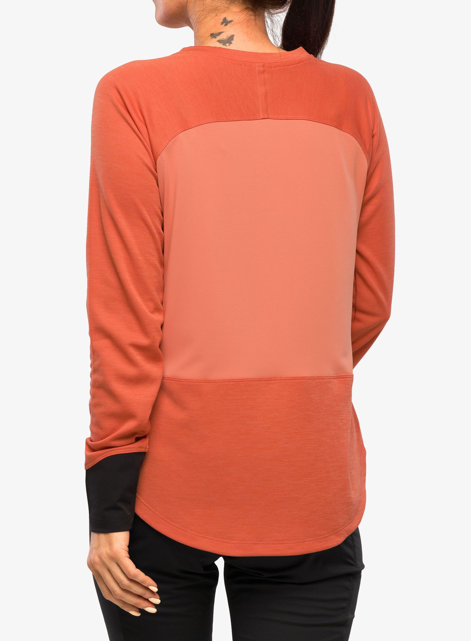 Ženska kolesarska jopa Patagonia L/S Dirt Craft Jersey - quartz coral