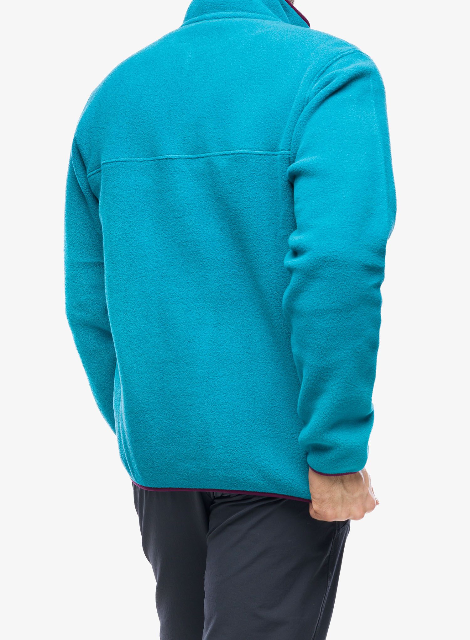 Puloverji brez kapuce Patagonia Lightweight Synch Snap-T Pullover - belay blue