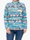 Ženski flis Patagonia Lightweight Synch Snap-T Pullover - high hopes/salamander
