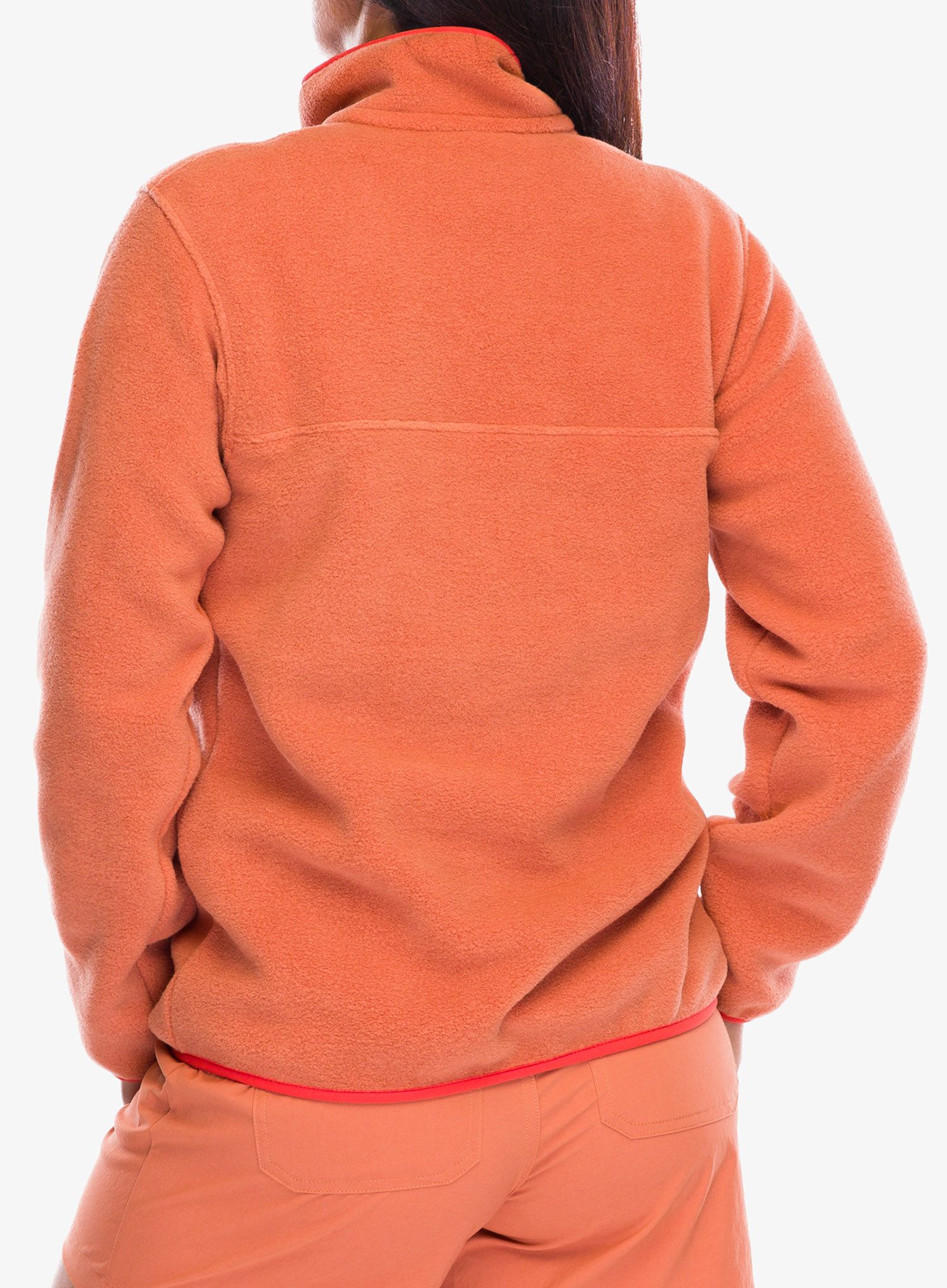 Ženska jopica brez kapuce Patagonia Lightweight Synch Snap-T Pullover - sienna clay