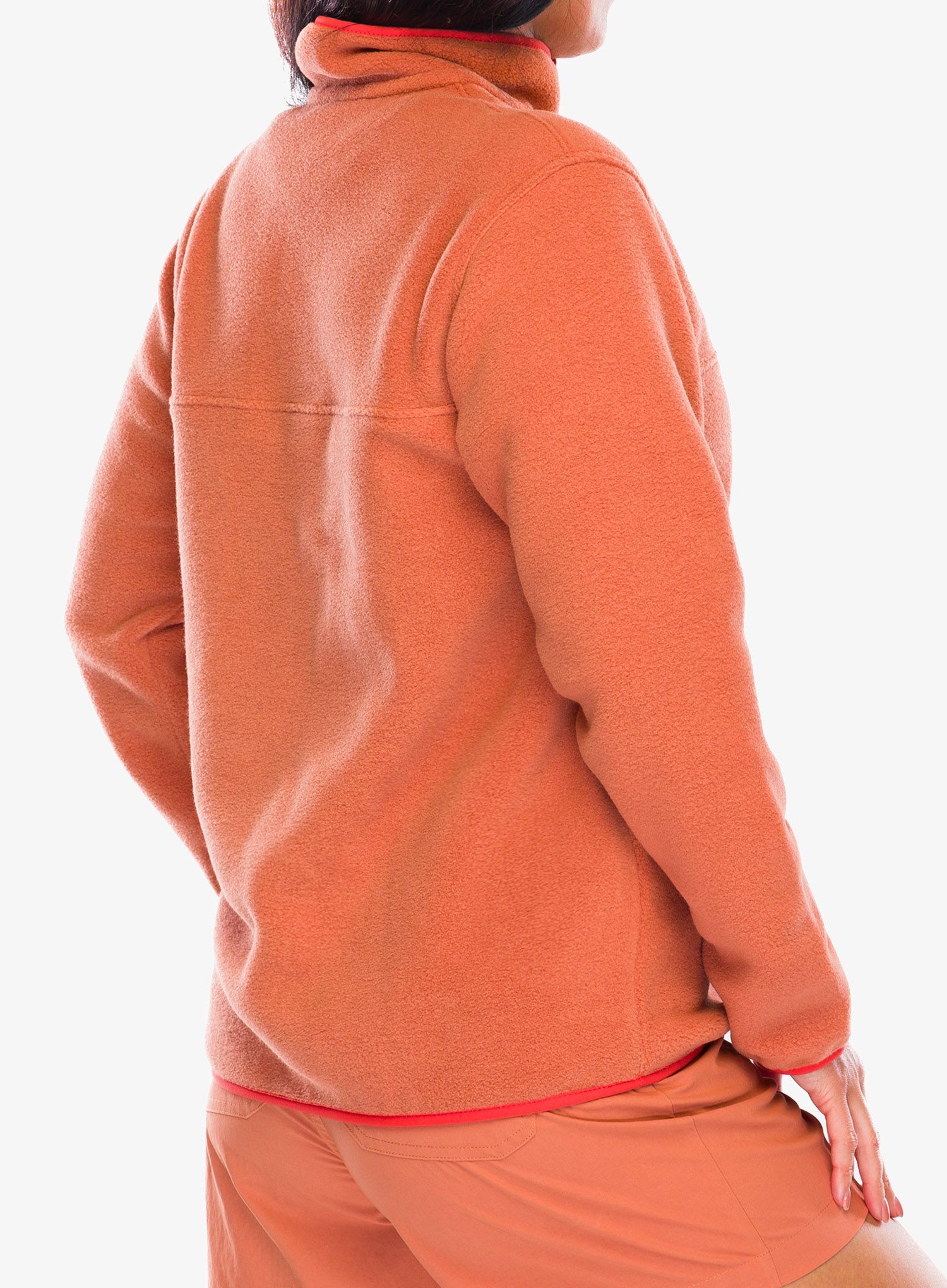 Ženska jopica brez kapuce Patagonia Lightweight Synch Snap-T Pullover - sienna clay
