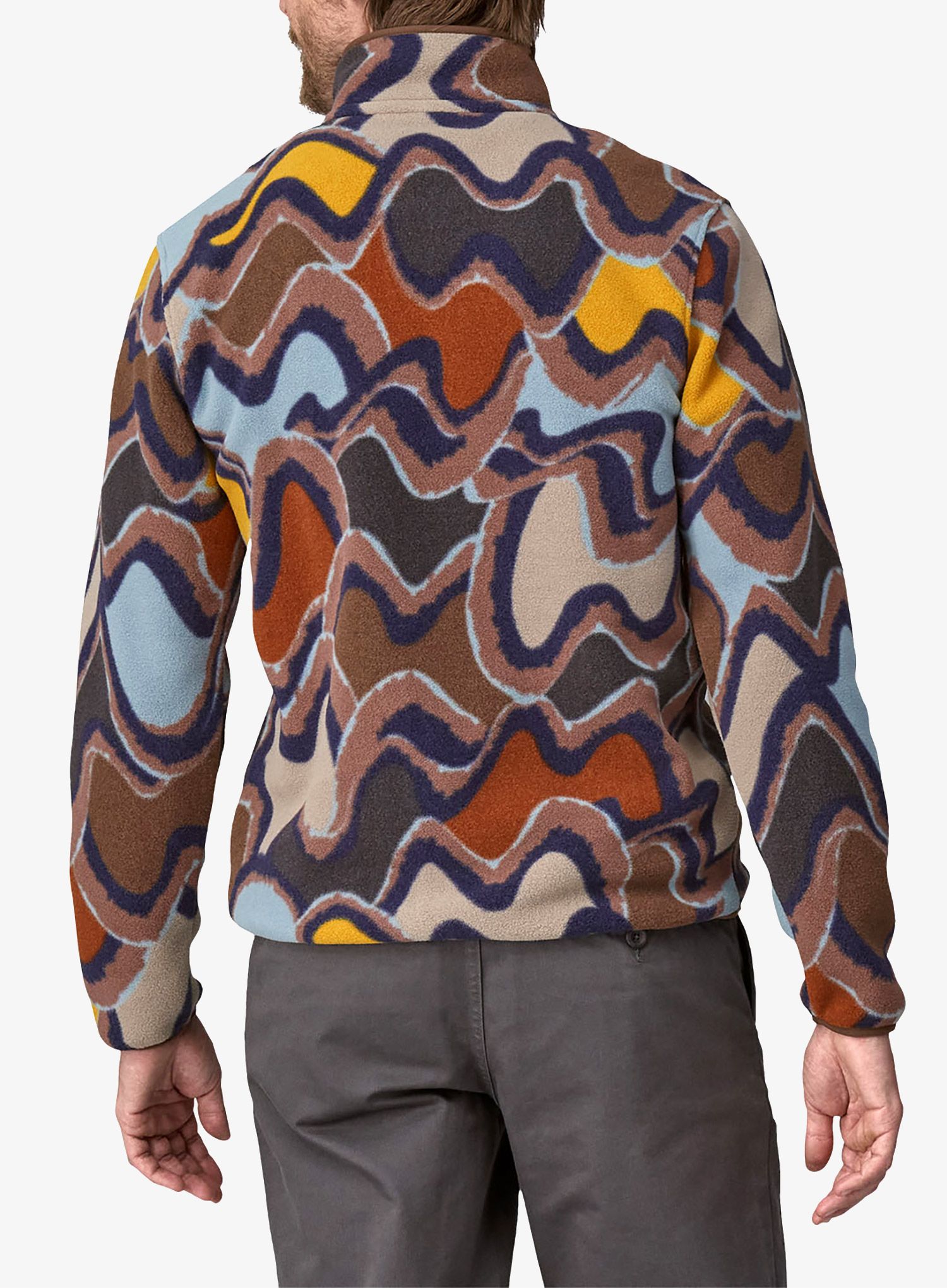 Flis Patagonia Lightweight Synch Snap-T Pullover - currents dulse mauve