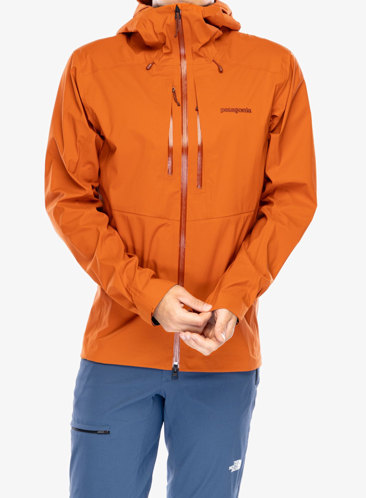 Nepremočljiva jakna Patagonia M10 Storm Jacket - redtail rust