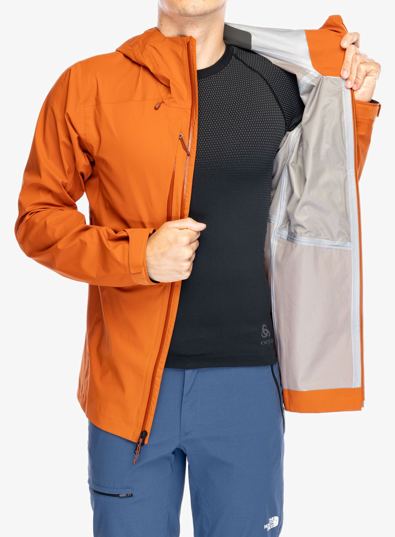 Nepremočljiva jakna Patagonia M10 Storm Jacket - redtail rust