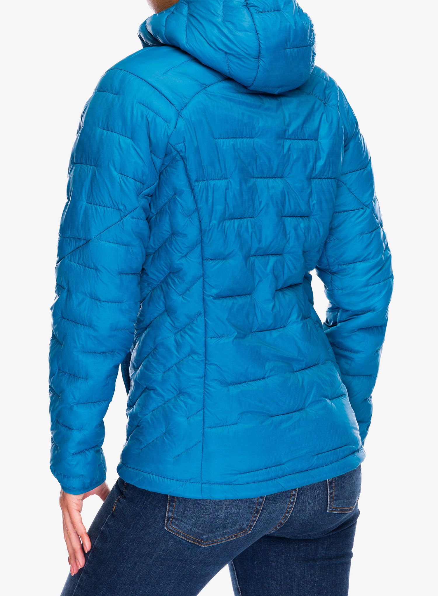 Ženska jakna Patagonia Macro Puff Hoody - steller blue