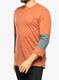 Kolesarska majica Patagonia Merino 3/4 Sleeve Bike Jersey - burl red