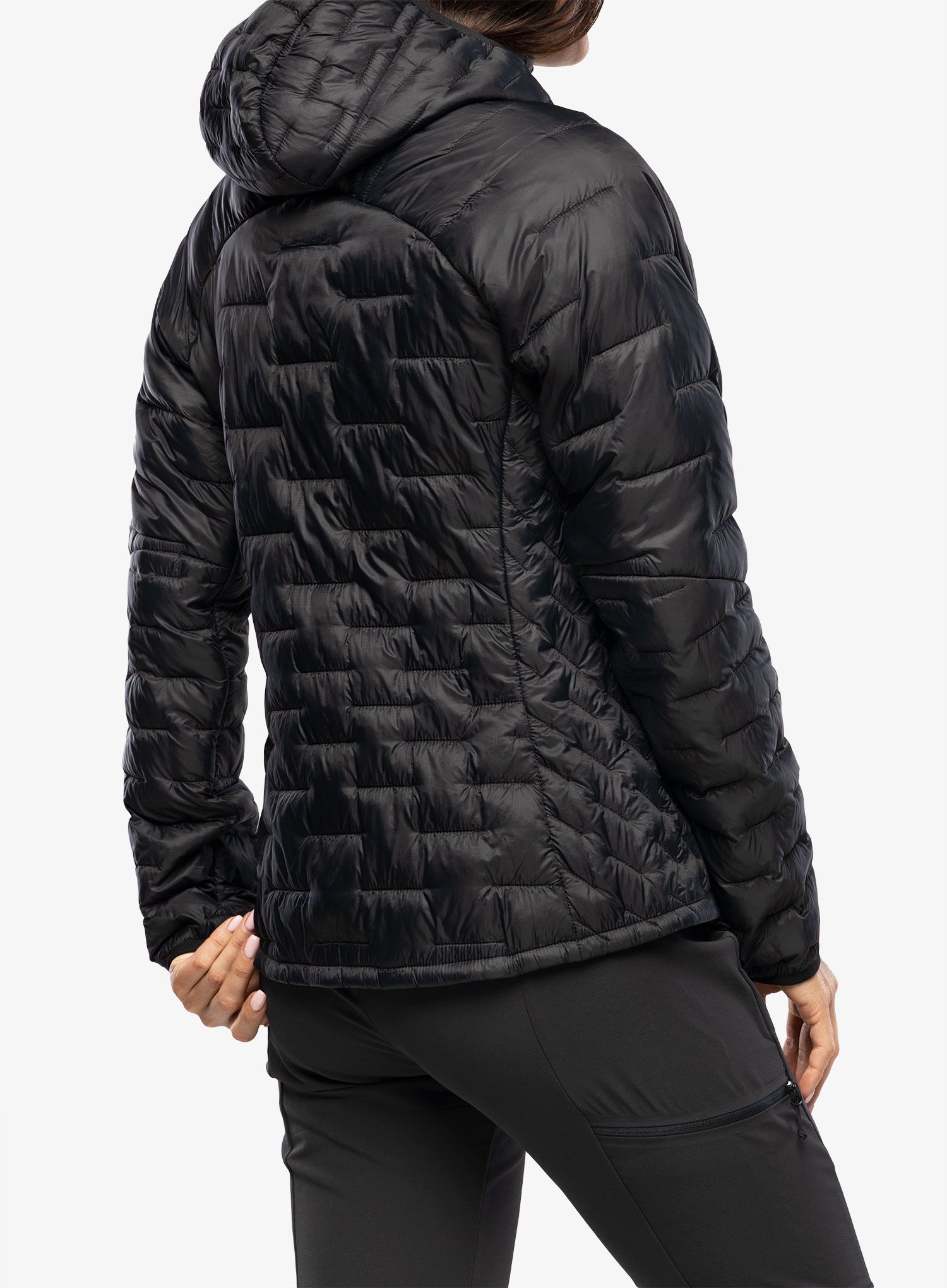 Ženska sintetična jakna Patagonia Micro Puff Hoody - black