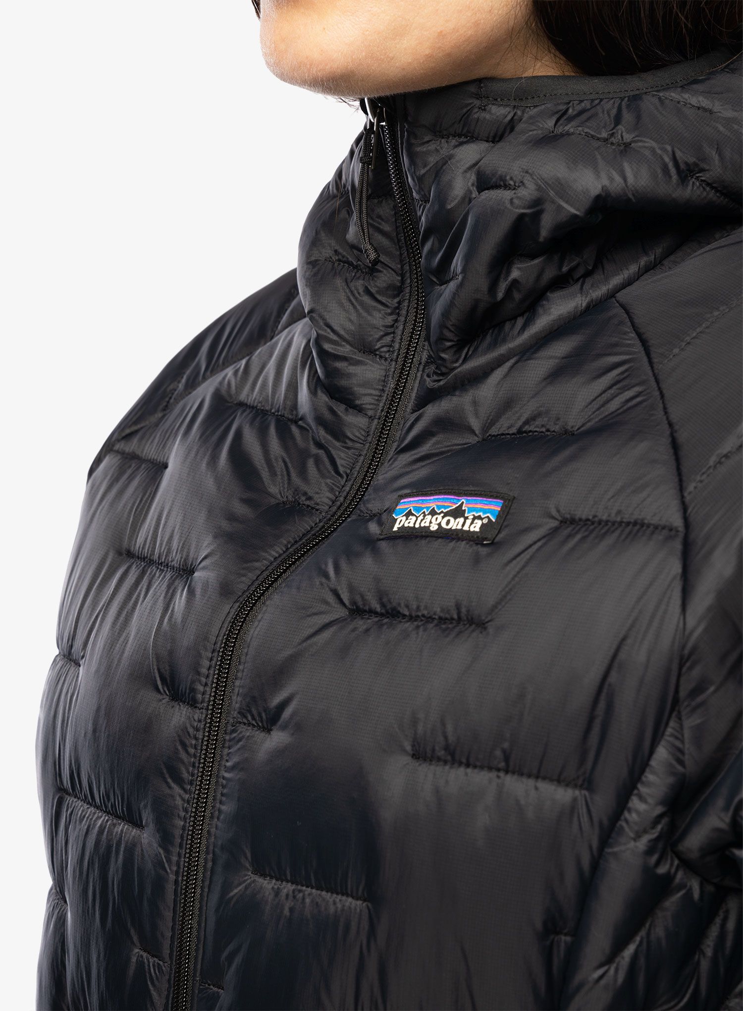 Ženska sintetična jakna Patagonia Micro Puff Hoody - black