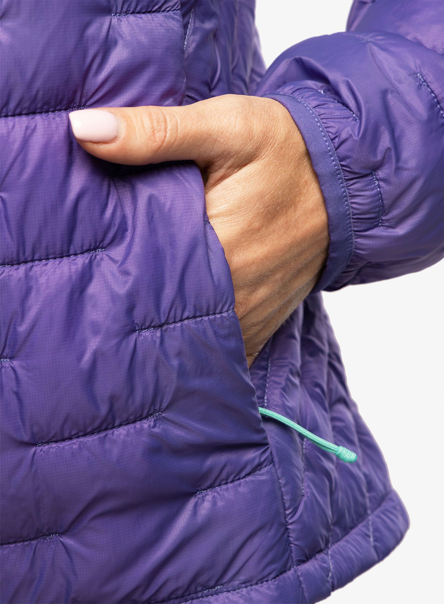 Ženska sintetična jakna Patagonia Micro Puff Hoody - perennial purple