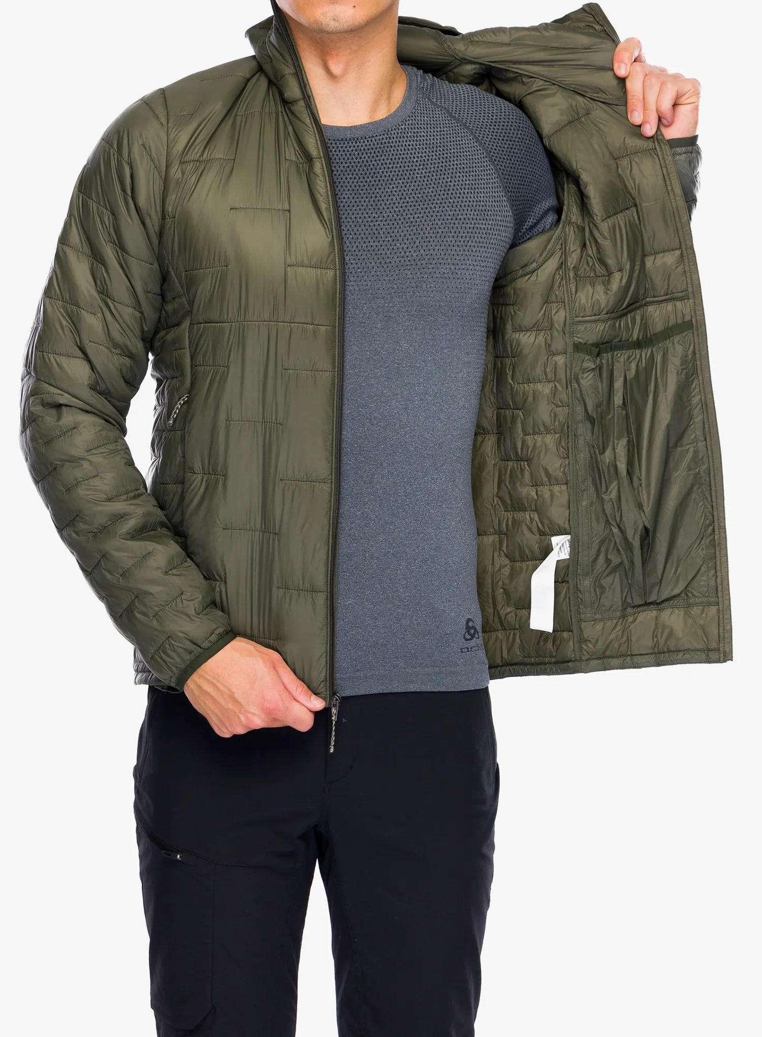 Sintetična jakna Patagonia Micro Puff Hoody - pine needle green